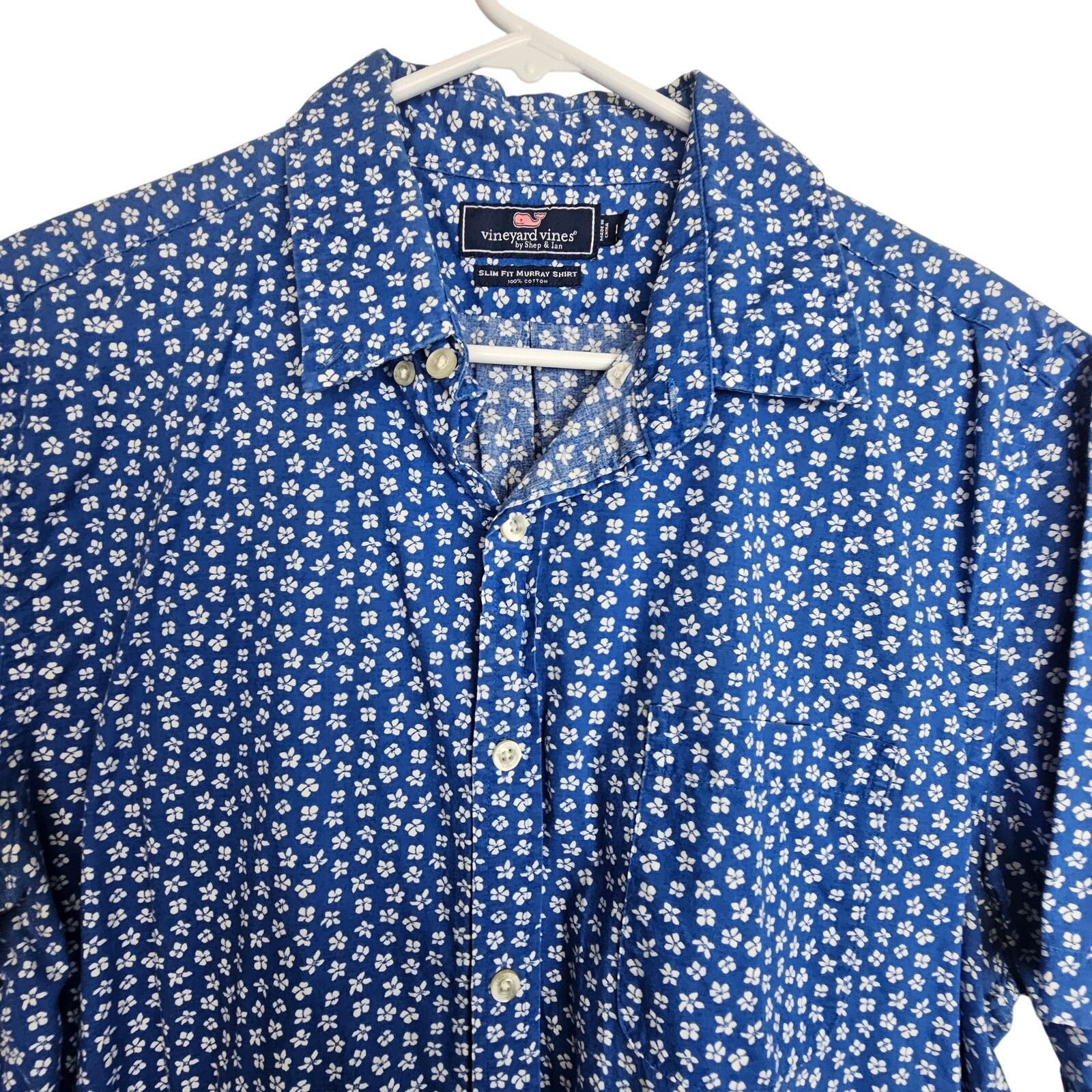 Vineyard Vines Vineyard Vines Mens Floral Slim Fit Murray Shirt Sz L Light Size US L / EU 52-54 / 3 - 2 Thumbnail