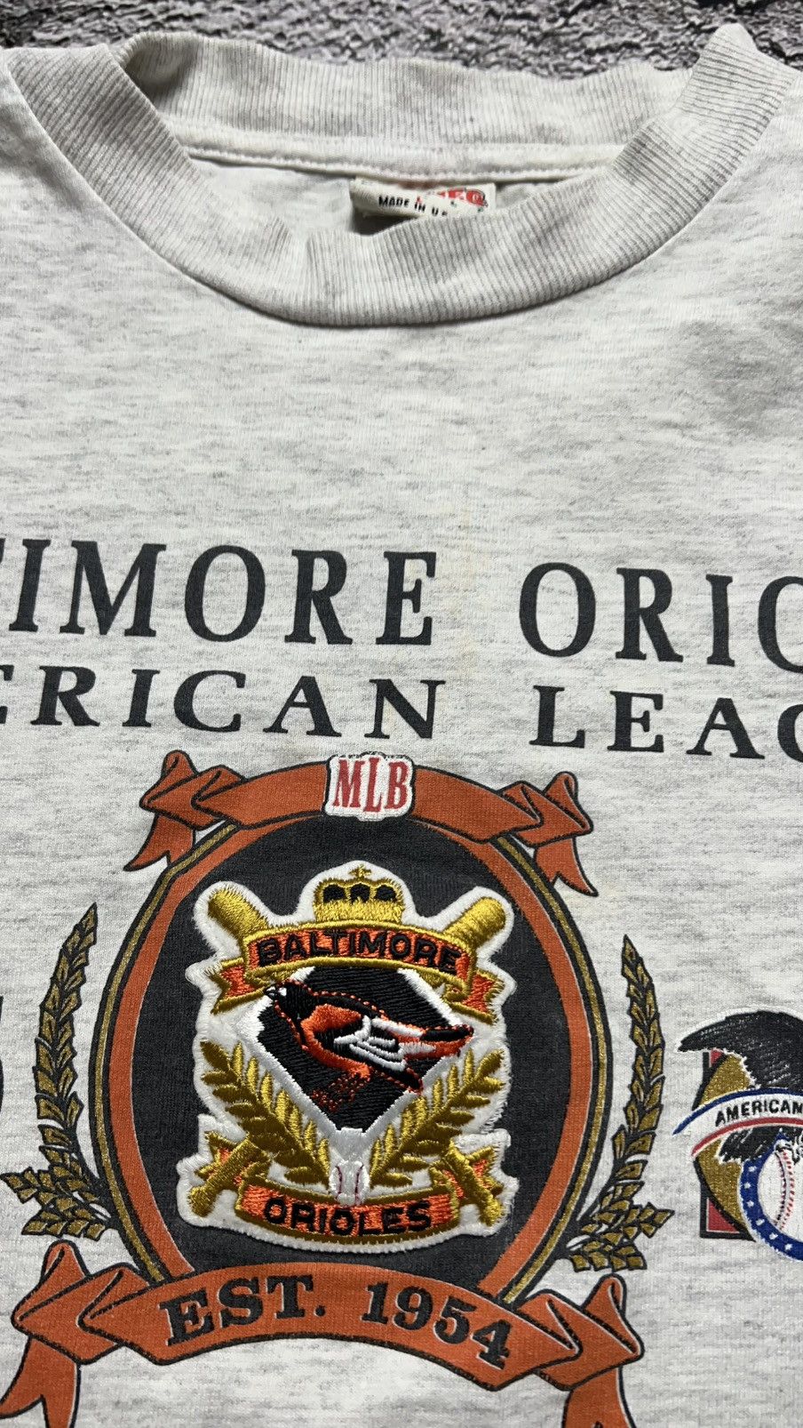 MLB × Nutmeg × Vintage 1991 RARE‼️Baltimore Orioles MLB nutmeg mills USA T shirt Size US M / EU 48-50 / 2 - 4 Thumbnail