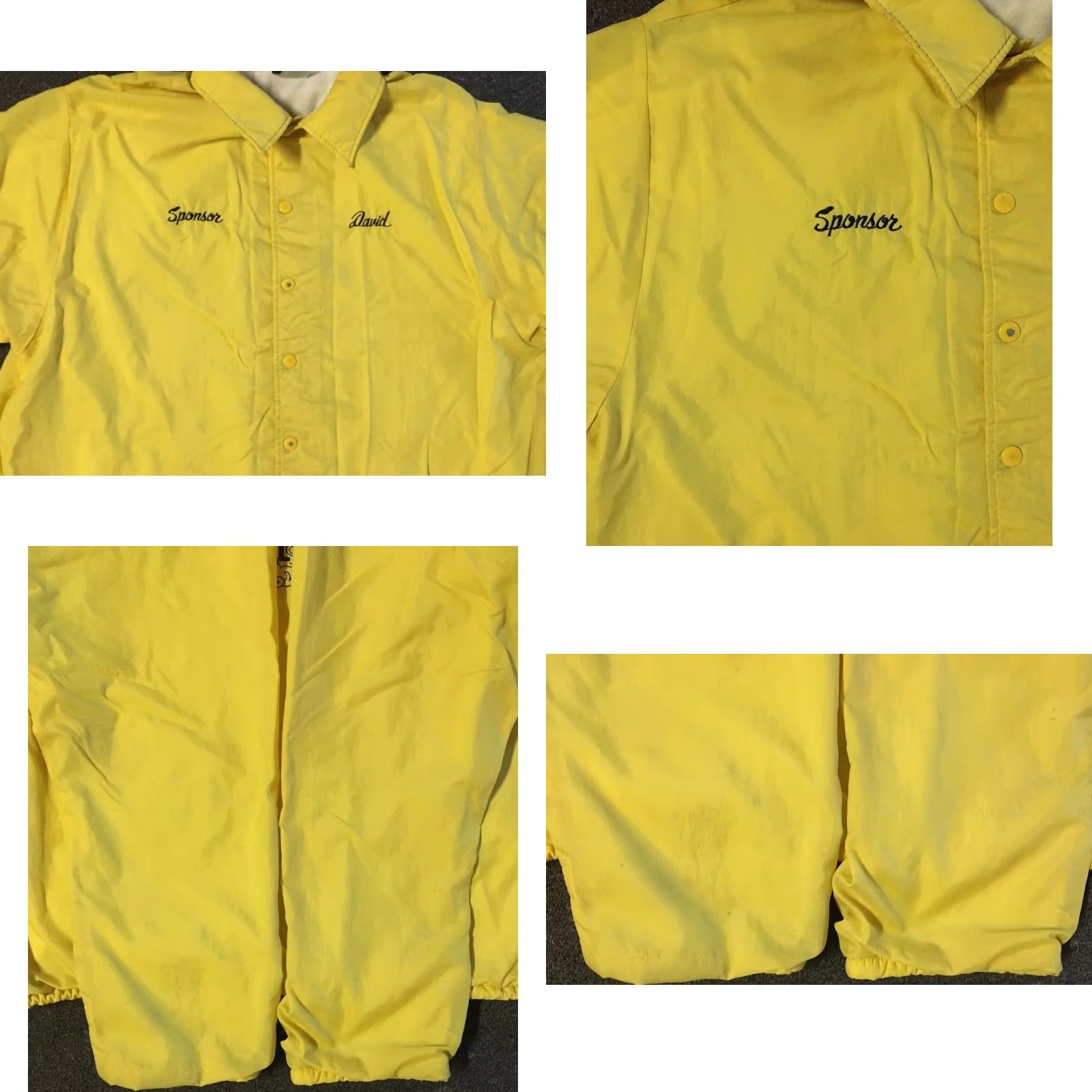 Vintage VINTAGE 90s Yellow Rose Tavern Faded Distress Pool Hall Jacket XL Grunge Bowling Bar Size US XL / EU 56 / 4 - 9 Thumbnail