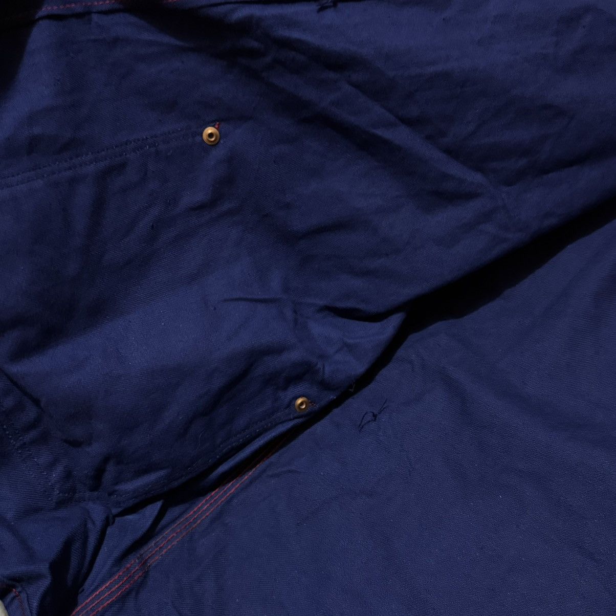 Vintage Vintage Work Europe 60s red stitching jacket Fristads Size US XL / EU 56 / 4 - 5 Thumbnail