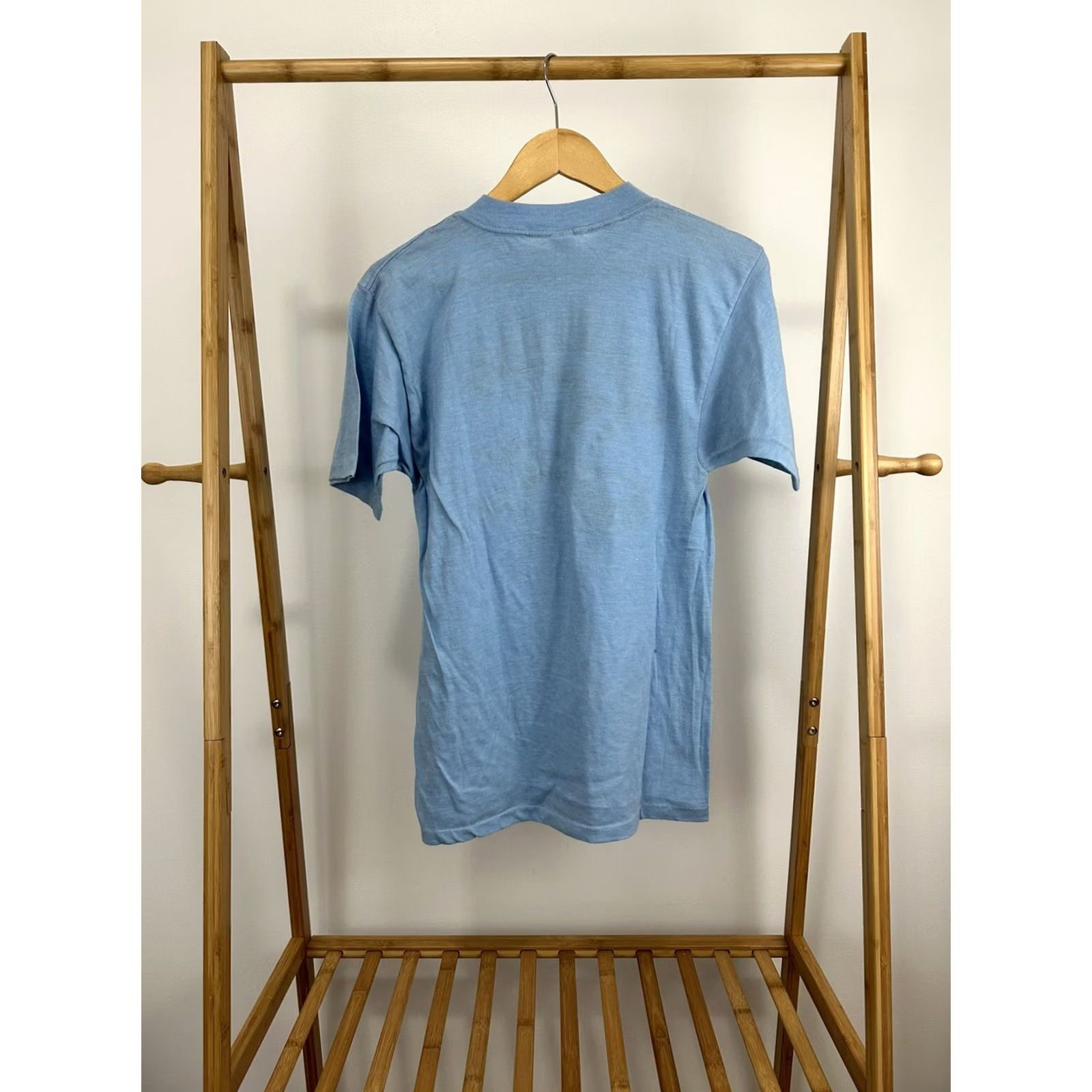 Lee VINTAGE Jerry Lee Lewis Pianist Piano Concert Tour T-Shirt Blue Size L Mens 80s Music Size US L / EU 52-54 / 3 - 3 Thumbnail