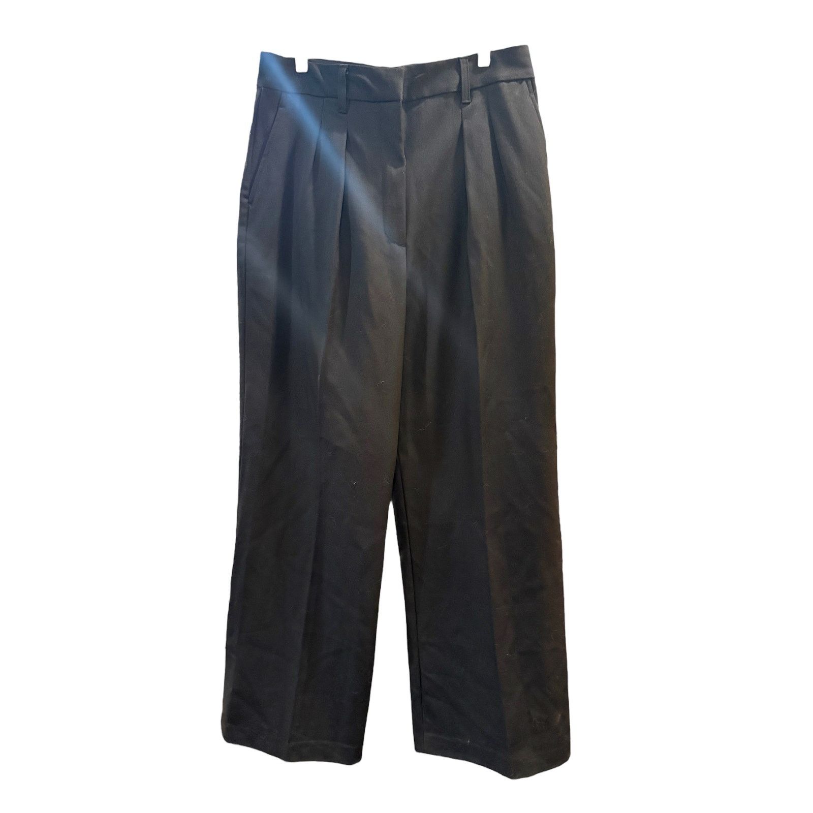 Rag & Bone Rag & Bone Shelly Wide Leg Wool Pant Black 12 Size 34" / US 12 / IT 48 - 4 Thumbnail