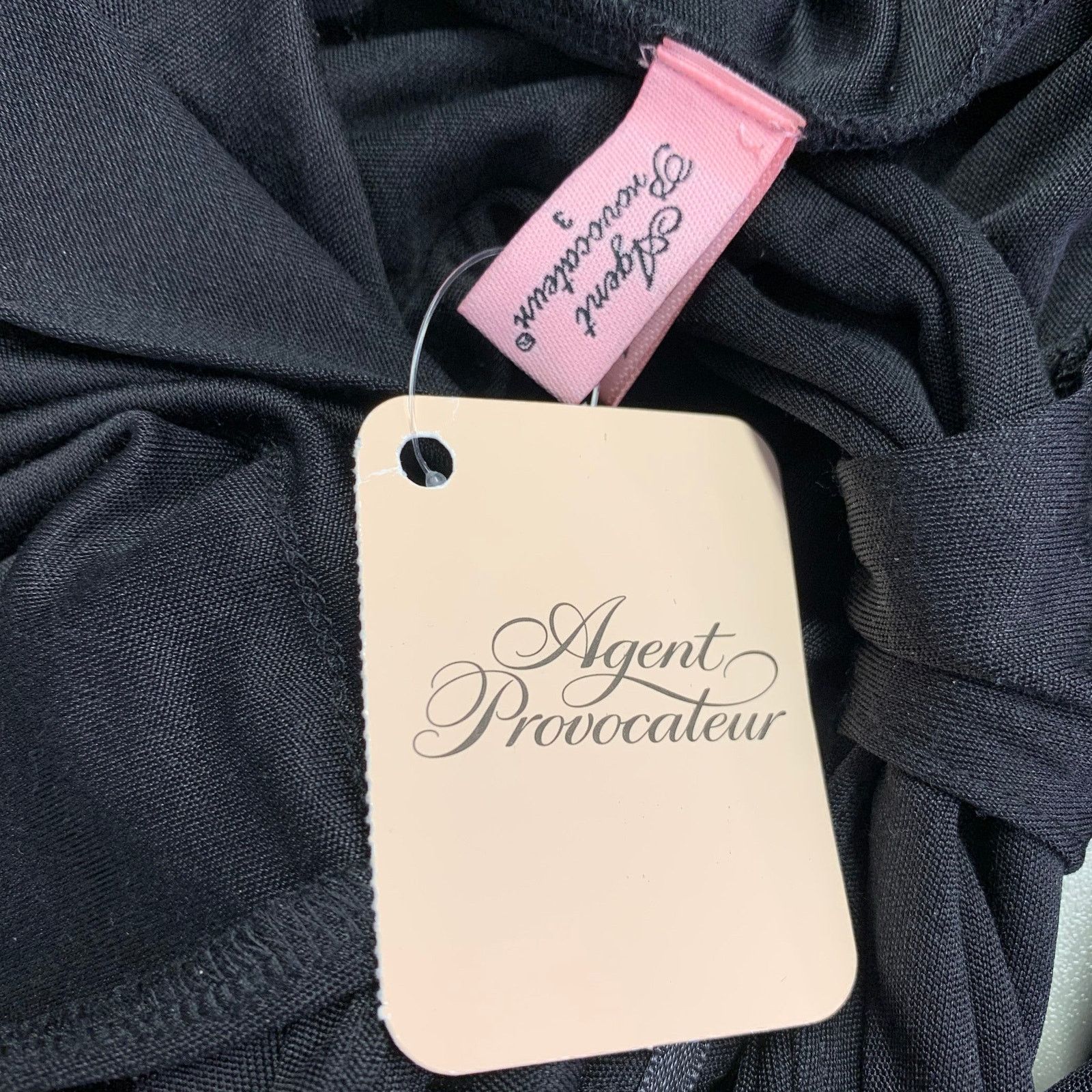 Agent Provocateur AGENT PROVOCATEUR Size 3 Black Silk Halter Cocktail Dress Size XS / US 0-2 / IT 36-38 - 5 Thumbnail