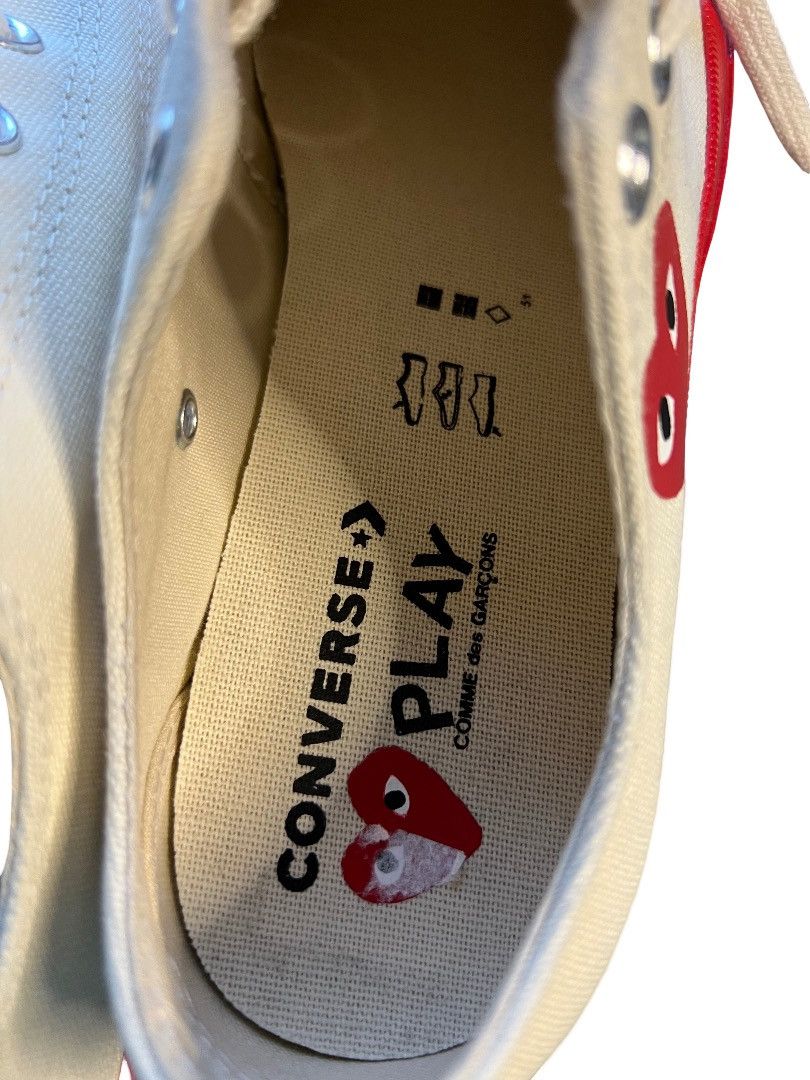 Comme des Garcons Comme des Garçons PLAY x Converse Chuck Taylor Low Size US 8 / EU 41 - 5 Thumbnail