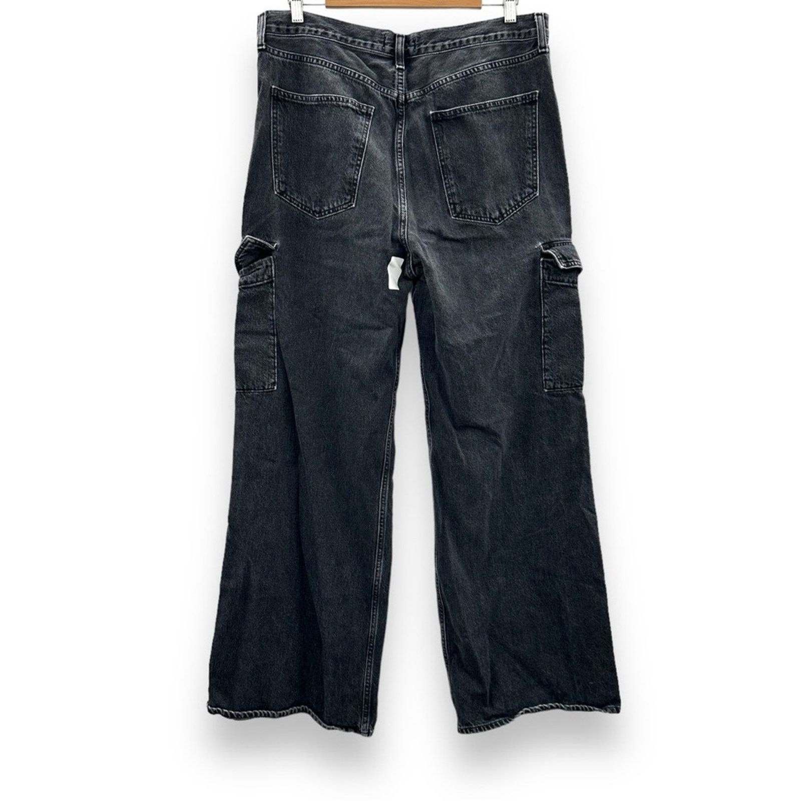 Agolde RTR Agolde Women's Minka Cargo High Rise Jeans Sz 32 Size 32" / US 10 / IT 46 - 5 Thumbnail