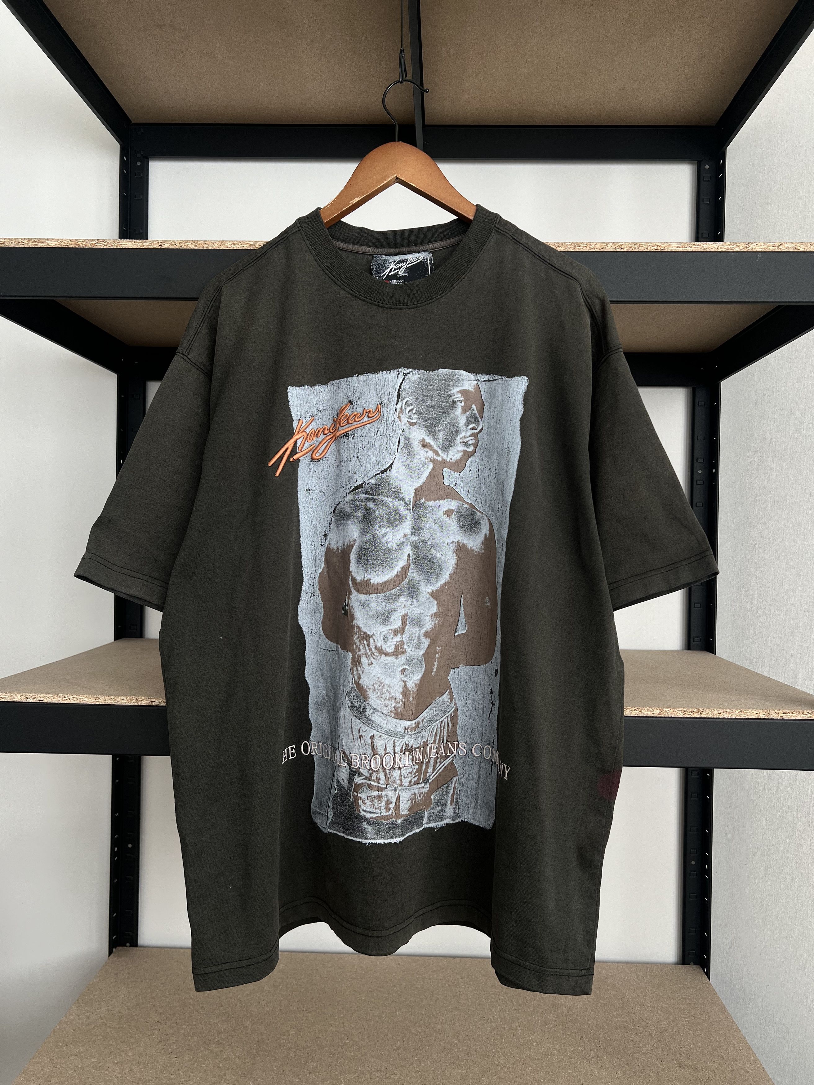 Vintage 90s Karl Kani Jeans Tupac Promo Rap T-shirt