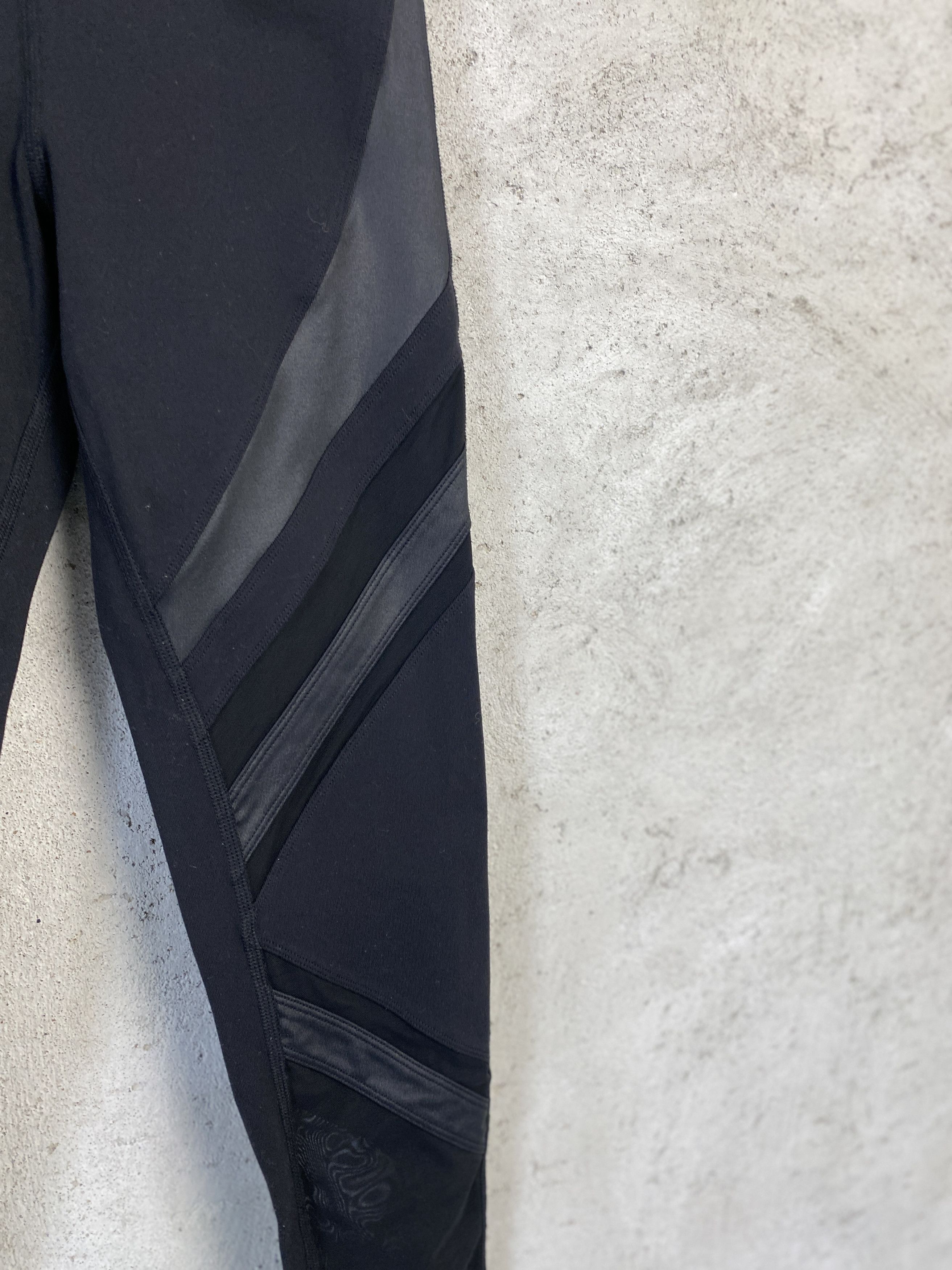 Alo Alo leggings diagonal net stripes sport Size 24" / US 00 / IT 34 - 3 Thumbnail