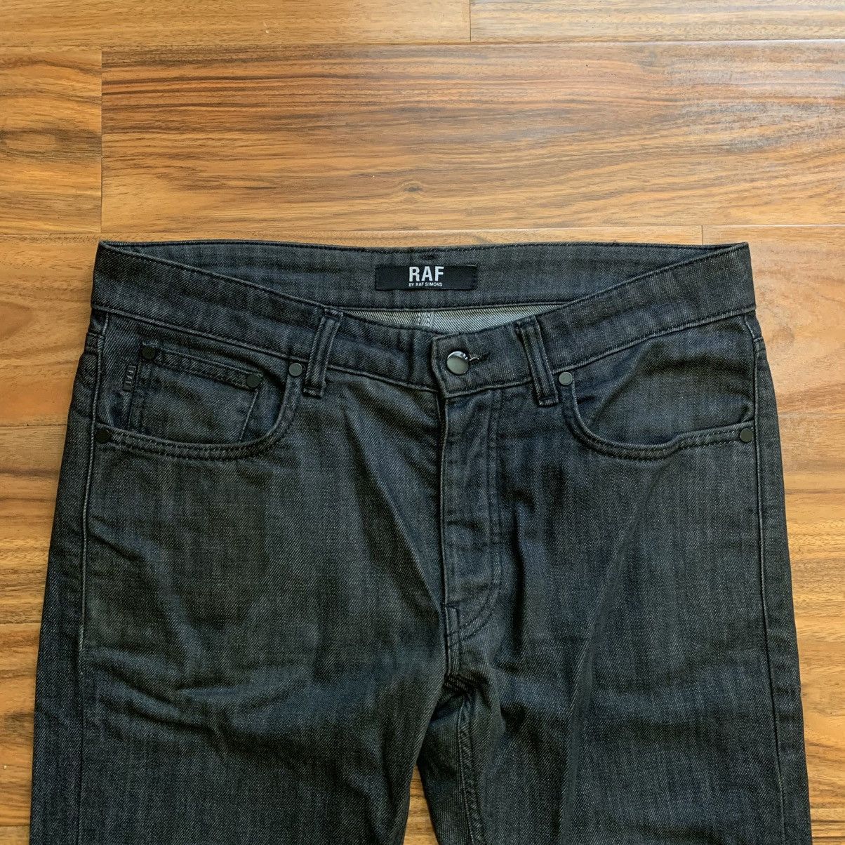 Raf Simons RAF by Raf Simons Waxed Denim Jeans | Grailed