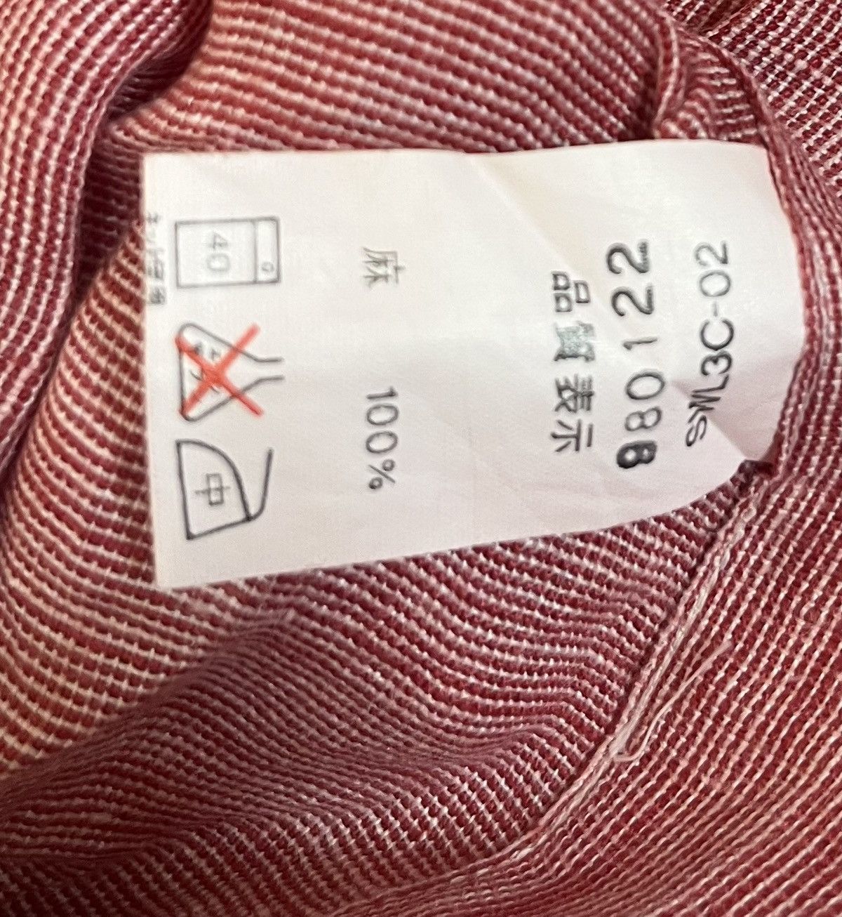 Issey Miyake Issey miyake imported fabric flowy red button up shirt Size US M / EU 48-50 / 2 - 5 Thumbnail