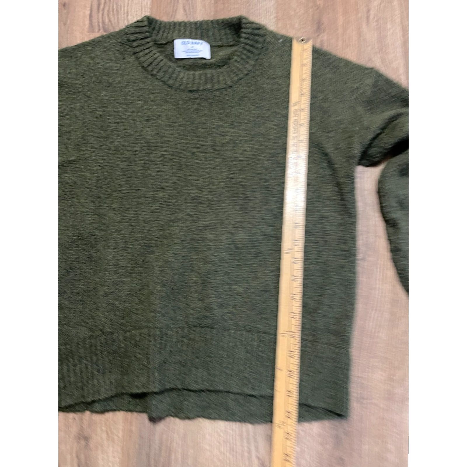 Old Navy Old Navy Sweater, Women's XS Green Crew Neck Long Sleeve Pullover Shirt Size XS / US 0-2 / IT 36-38 - 6 Thumbnail