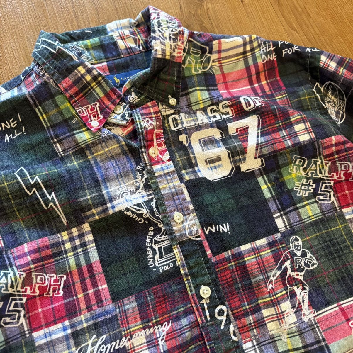Polo Ralph Lauren Polo Ralph Lauren Class of '67 RL Tigers Patchworks Shirt Size US XL / EU 56 / 4 - 2 Thumbnail