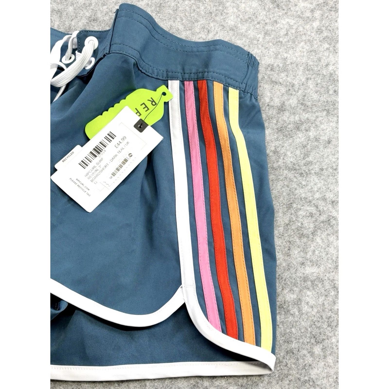 Rip Curl RIP CURL Boardshorts Surf Revival 3” Dark Teal Women’s UK12 New With Tags Summer Size 34" / US 12 / IT 48 - 3 Thumbnail