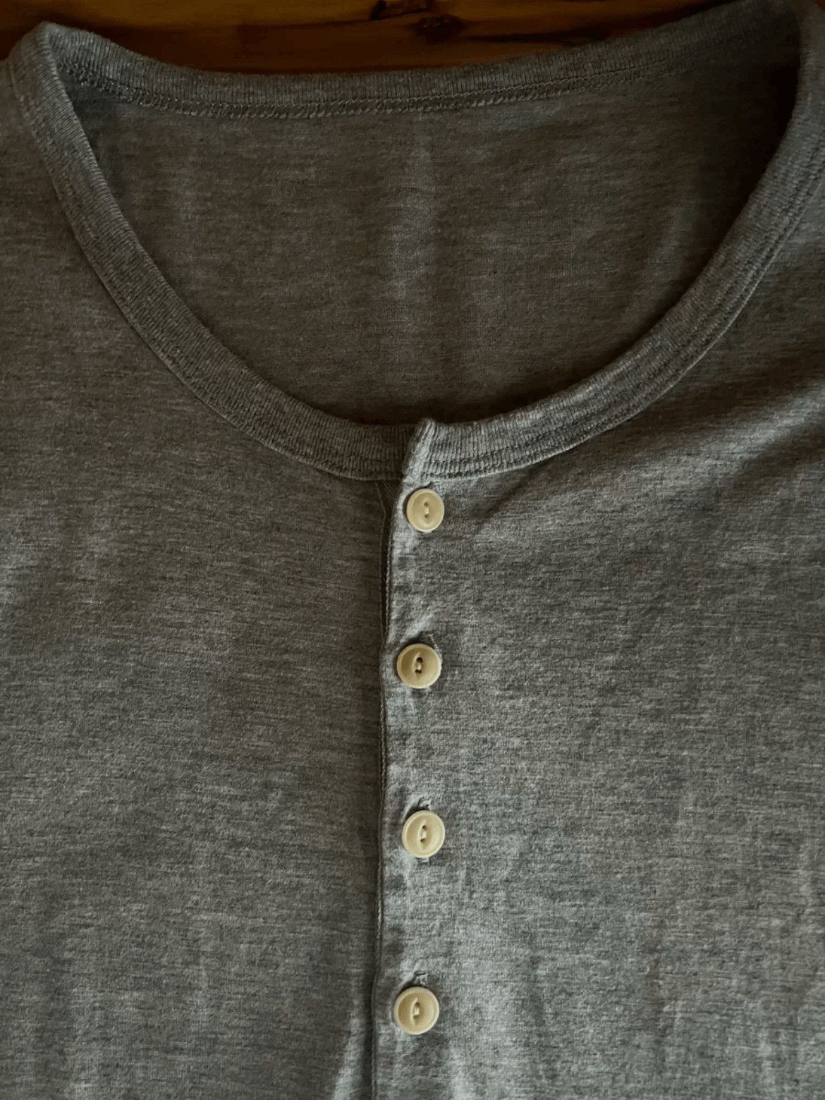 Visvim Sz 2 Visvim 13SS Classic Henry Neck Tee Size US M / EU 48-50 / 2 - 9 Thumbnail
