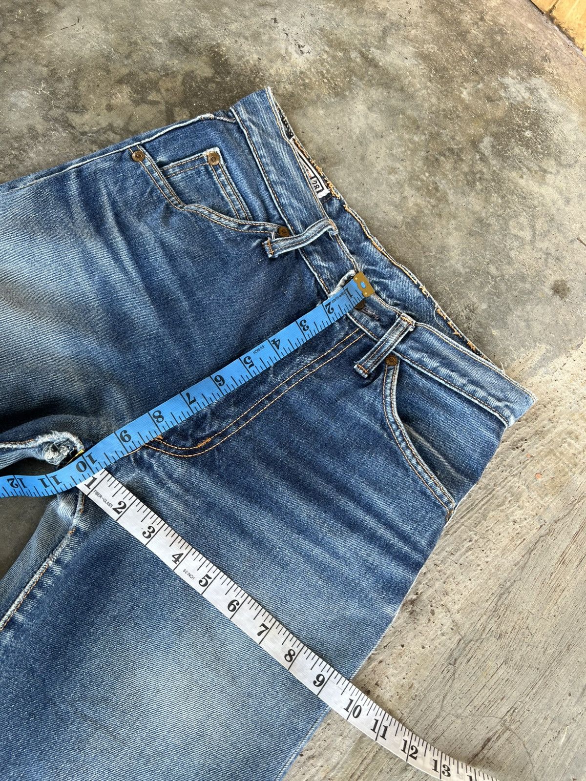 Edwin Vintage 80’s Edwin Blue Jean Japan Size US 27 - 4 Thumbnail