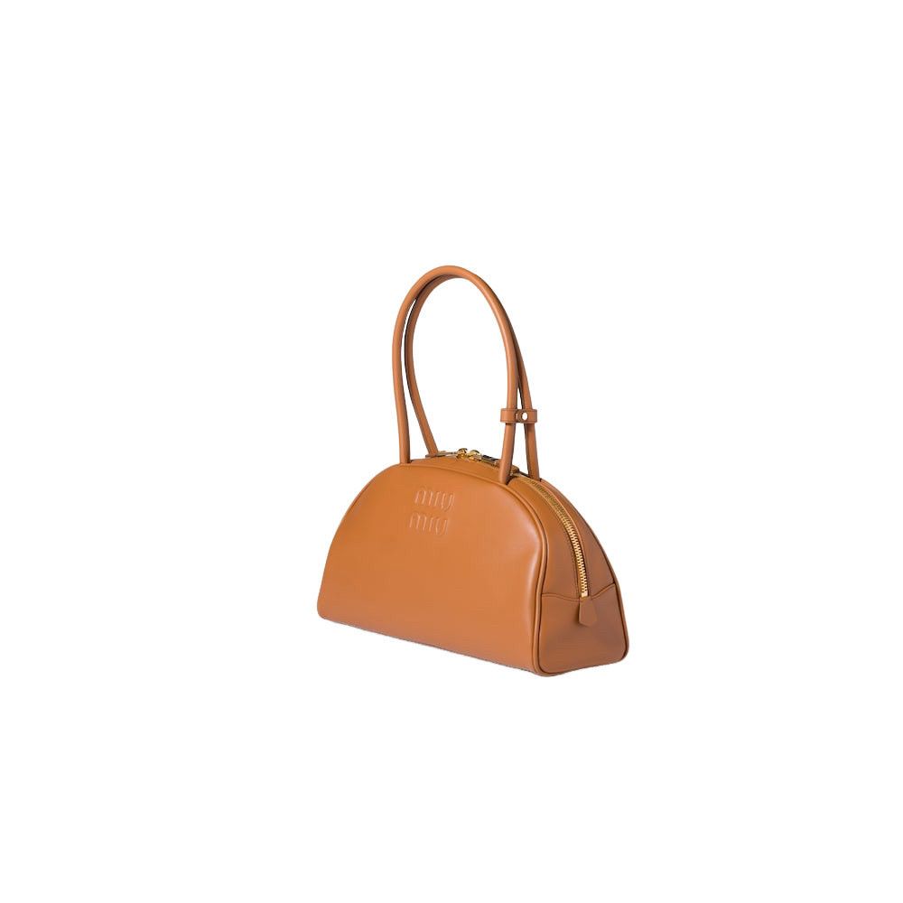 Miu Miu MIU MIU Beau Large $3850 Cognac Top Handle New & Authentic Size ONE SIZE - 2 Thumbnail