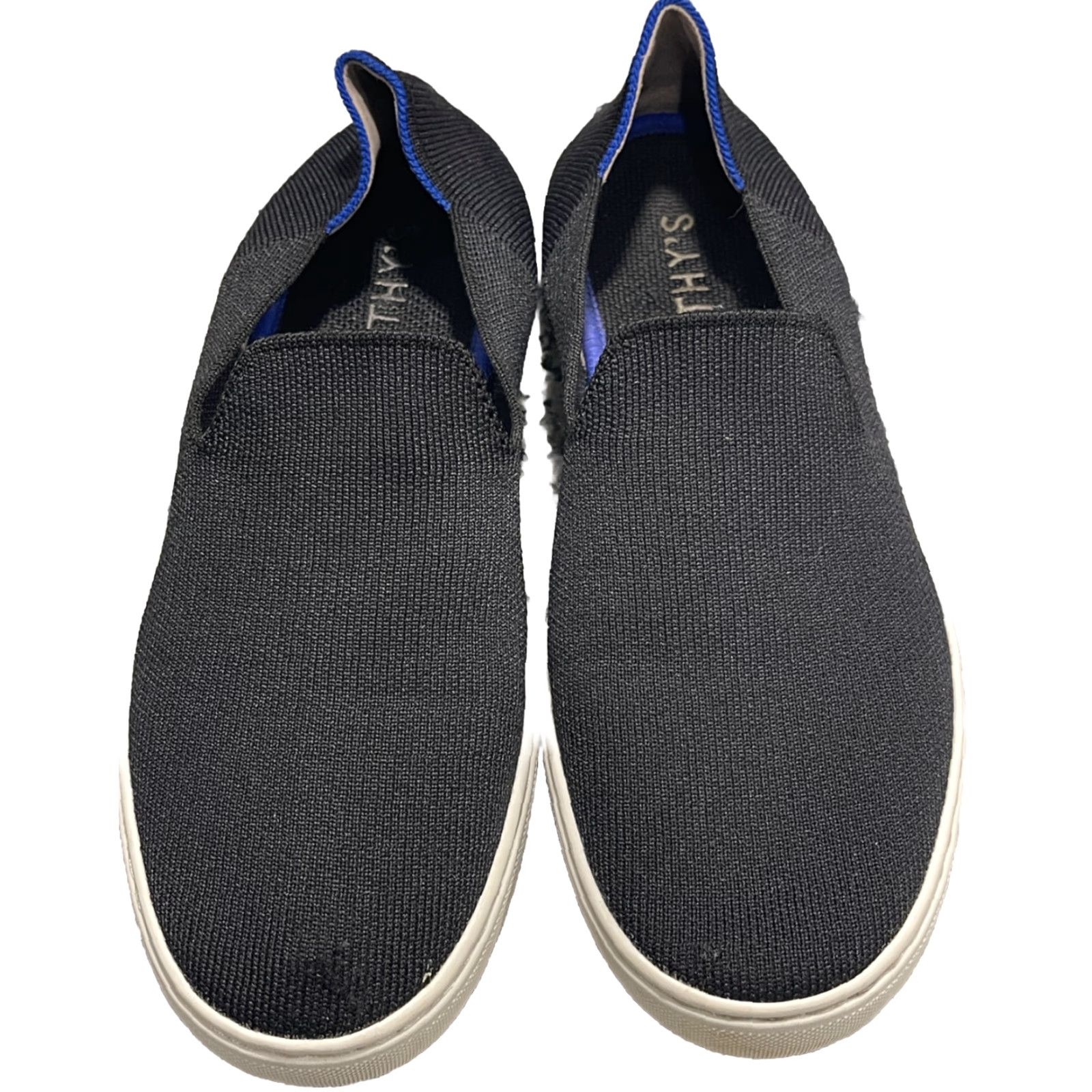 Rothy's Rothy’s Navy Blue Slip On Knit Casual Comfort Sneakers Women 8.5 Size Blue Knit Upper Cotton Casual Slip-On Comfort Shoes Size US 6 / IT 36 - 2 Thumbnail