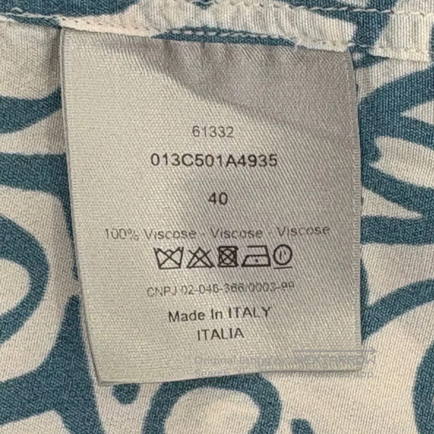Dior DIOR x Stussy Logo Print Long. Size US XXS / EU 40 - 4 Thumbnail