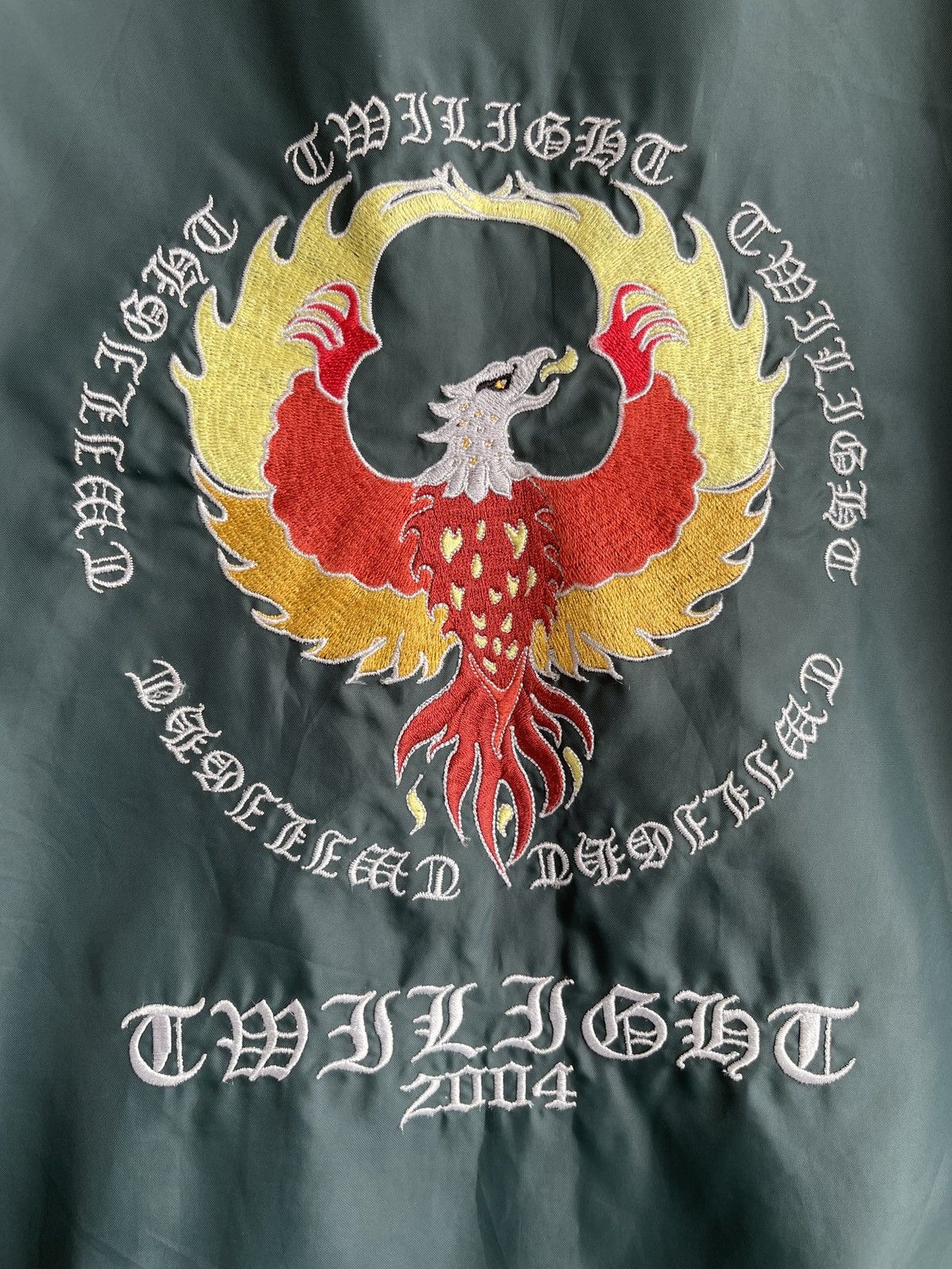Vintage Rare🔥Vtg Y2K TWINLIGHT Eagle Fire Embroidery Logo Jacket Size US XL / EU 56 / 4 - 1 Thumbnail