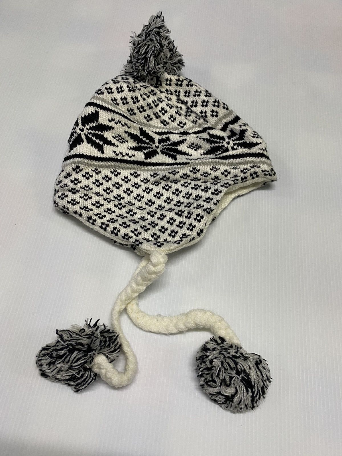 Japanese Brand × Vintage Unknown Earflap Beanie Hat Size ONE SIZE - 4 Thumbnail