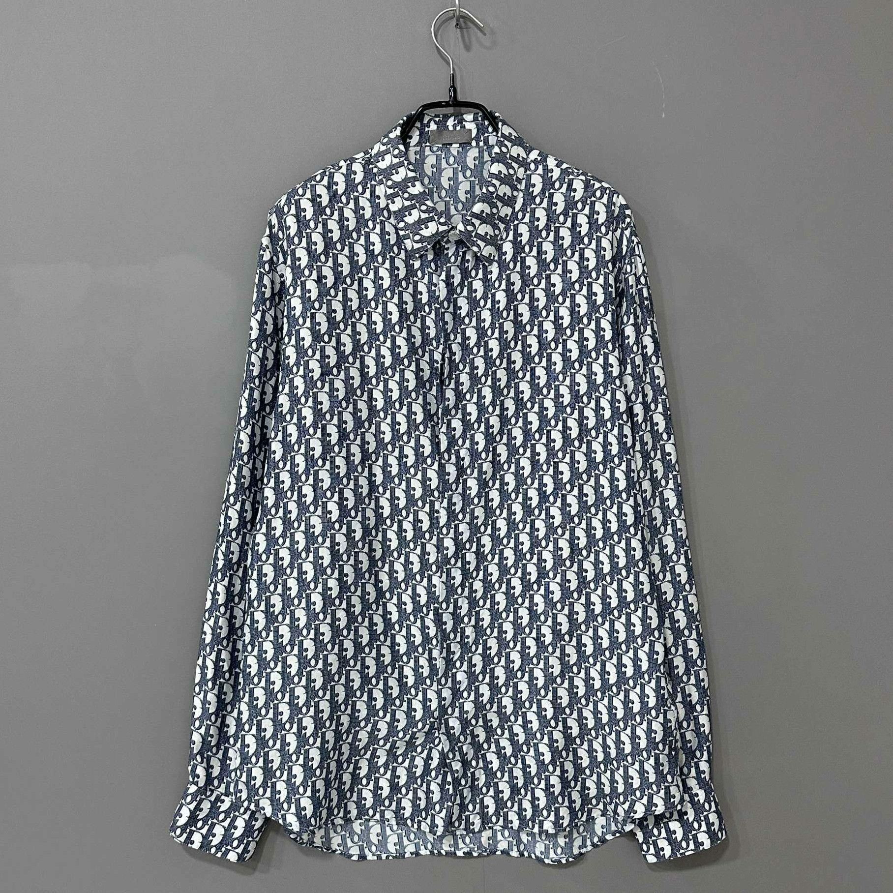Dior Dior Silk Blue Shirt xs Men Size US XS / EU 42 / 0 - 1 Thumbnail