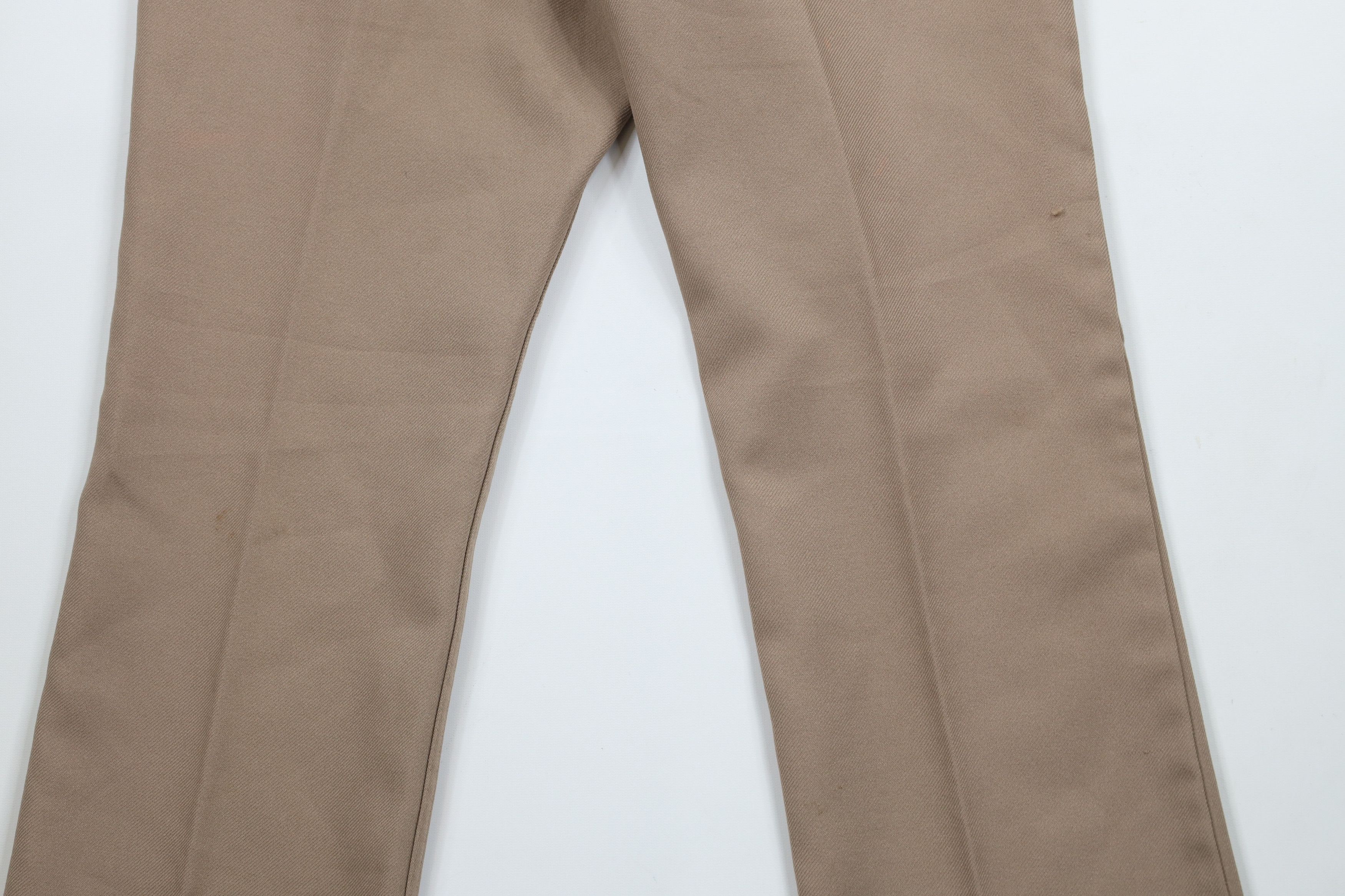 Levi's × Vintage Vintage 90s Levis Flared Wide Leg Knit Chino Pants Beige USA Size US 36 / EU 52 - 14 Thumbnail