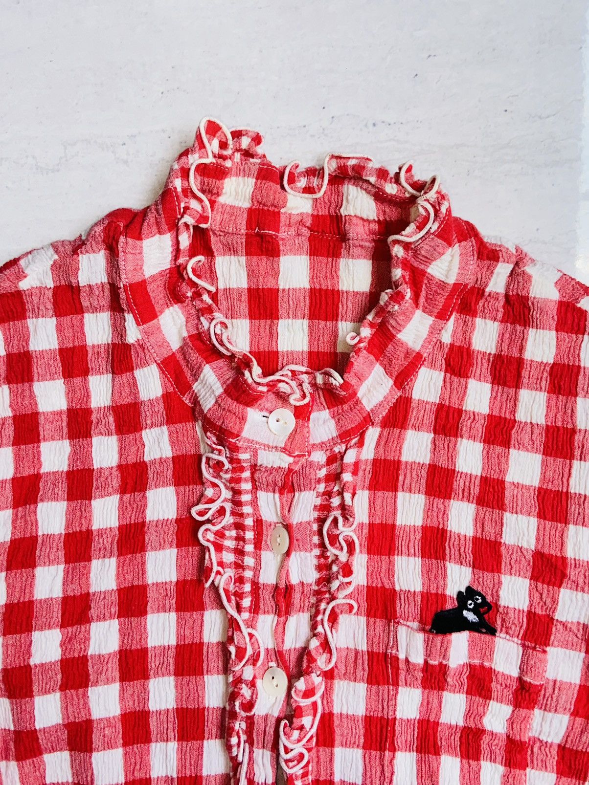 Issey Miyake TSUMORI CHISATO Plaid Shirt Size XXS / US 00 / IT 34 - 10 Thumbnail