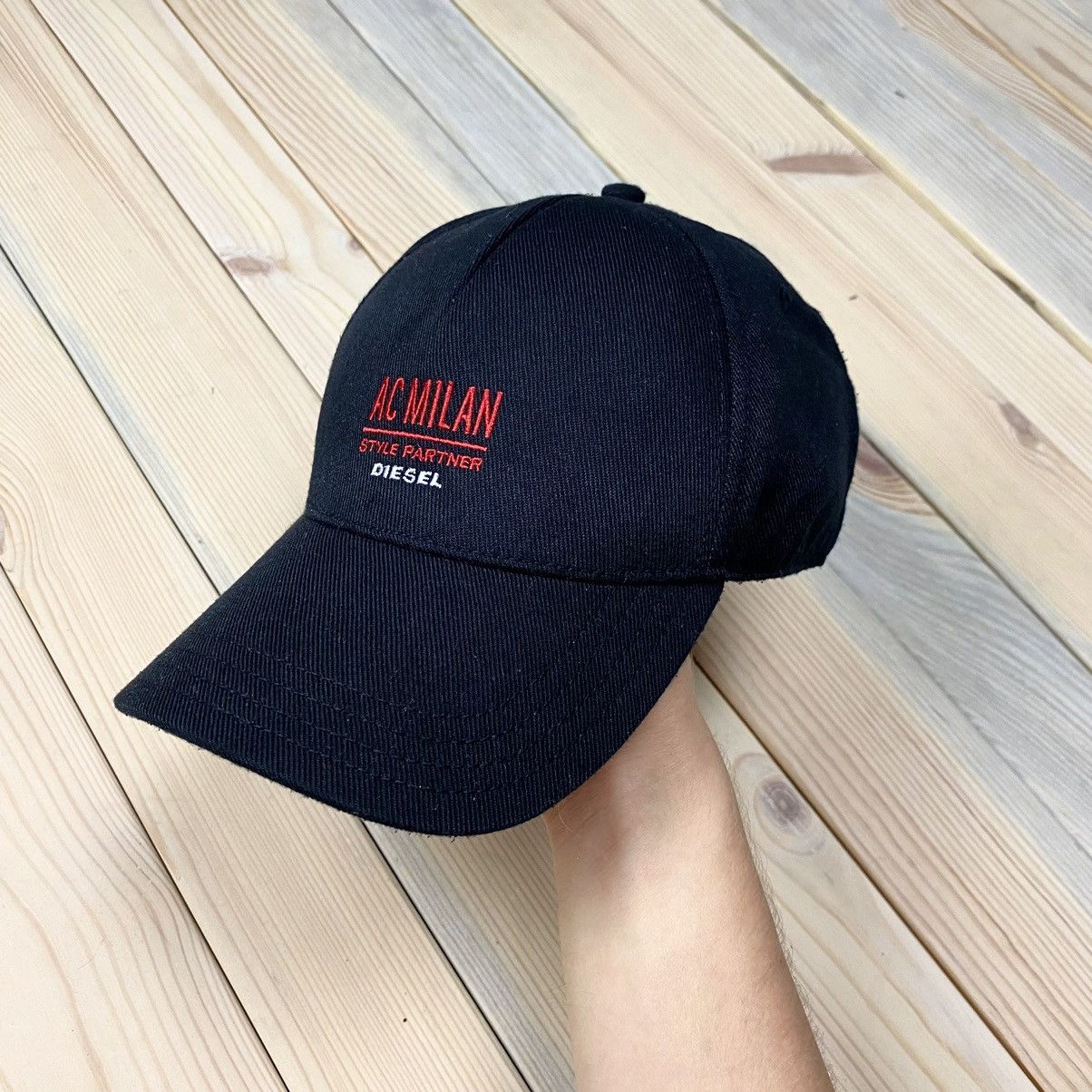 Diesel Diesel x AC Milan soccer baseball y2k blokecore cap Size ONE SIZE - 1 Thumbnail