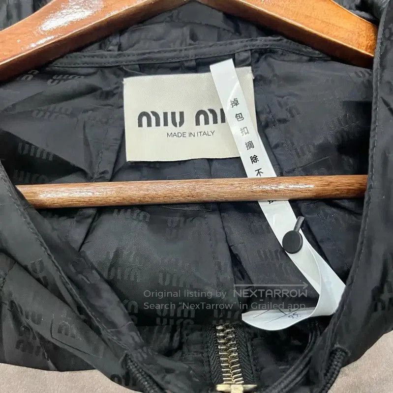 Miu Miu Miu Miu Black Women's Cropped Jacket . Size S / US 4 / IT 40 - 3 Thumbnail