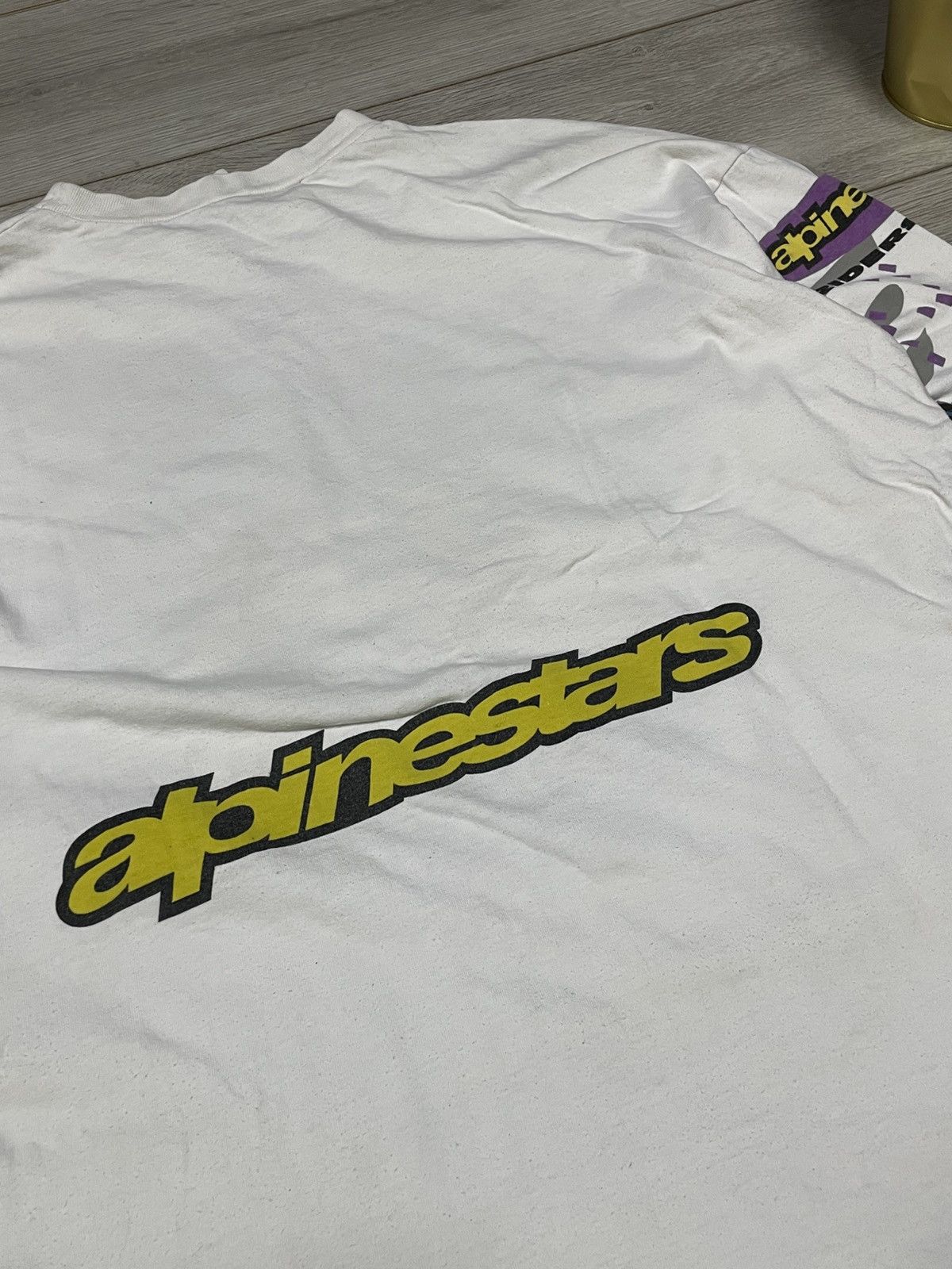 Alpinestars Alpinestars vintage USA racing long sleeve big logo Size US XL / EU 56 / 4 - 16 Thumbnail