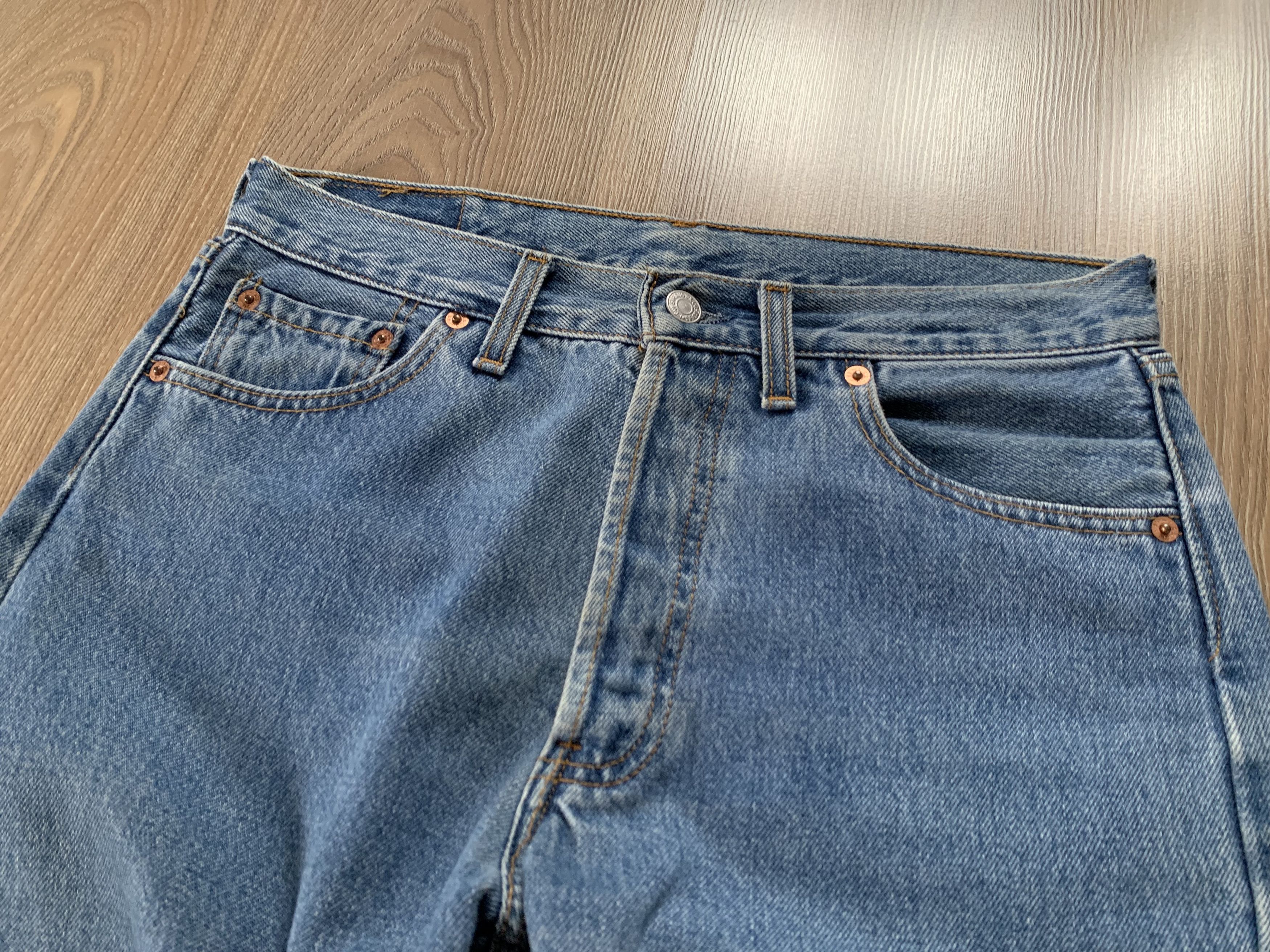 Women’s Levis 501 Blue Denim Jeans