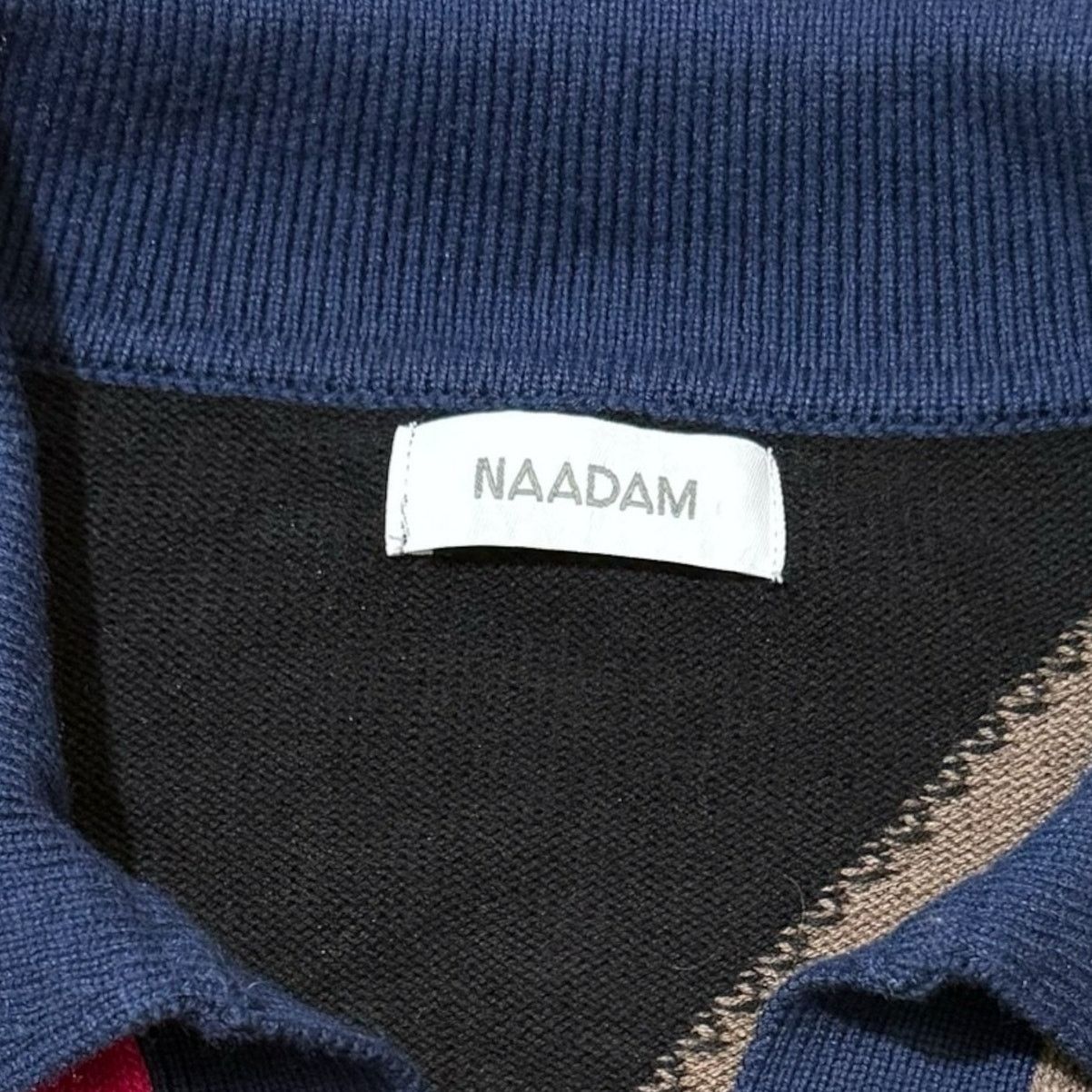 NAADAM Naadam Color Blocked Polo Sweater Collared Multicolor Medium Size M / US 6-8 / IT 42-44 - 3 Thumbnail