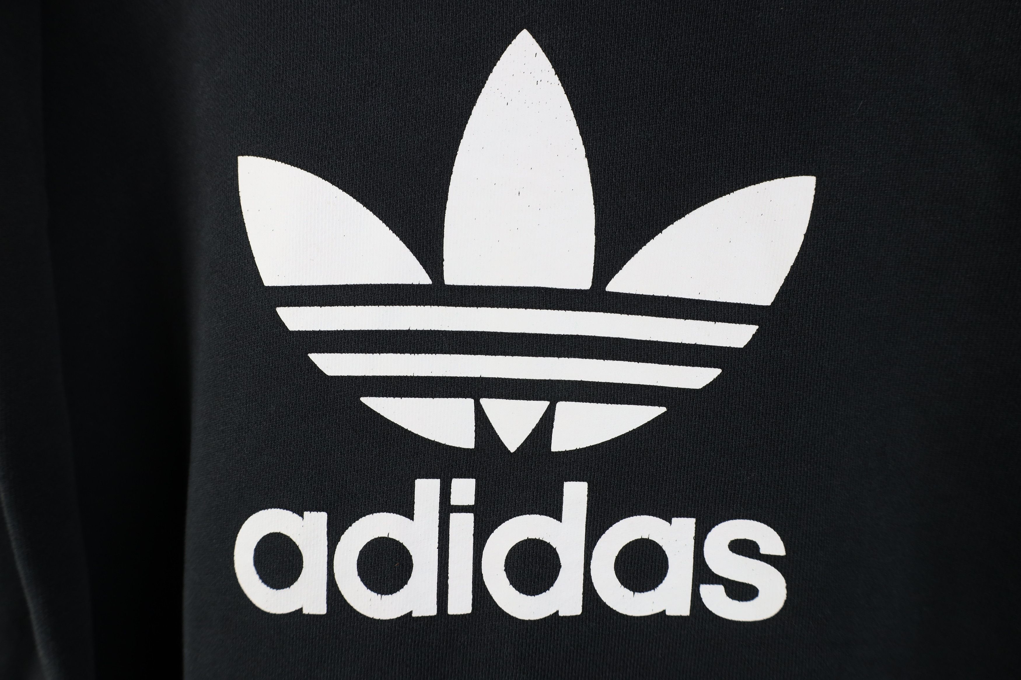 Adidas Vintage Y2K Adidas Spell Out Heavyweight Hoodie Sweatshirt Size US L / EU 52-54 / 3 - 4 Thumbnail