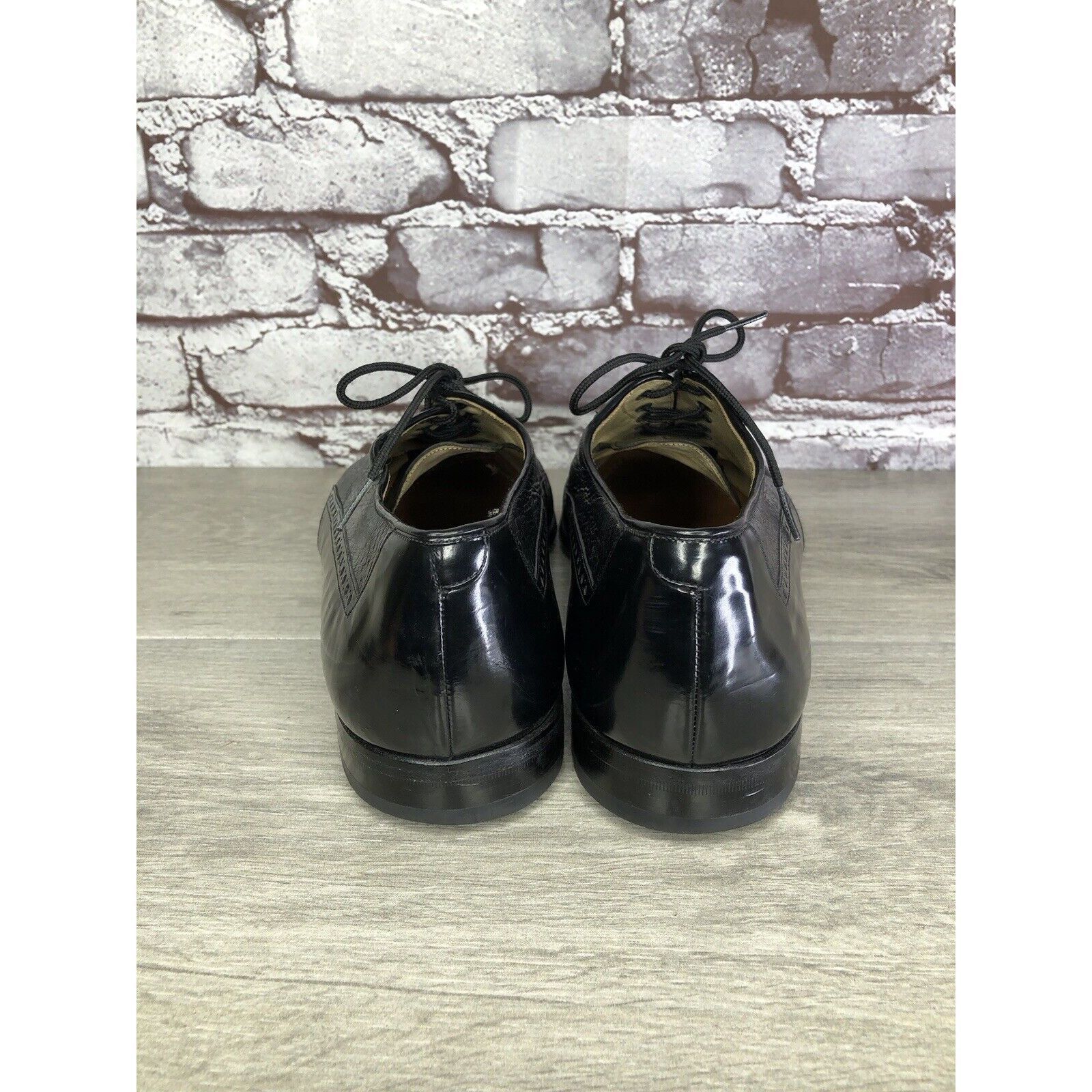 Mezlan Mezlan Cantabria Black Leather Cap Toe Oxfords Dress Shoes M Size US 10 / EU 43 - 4 Thumbnail