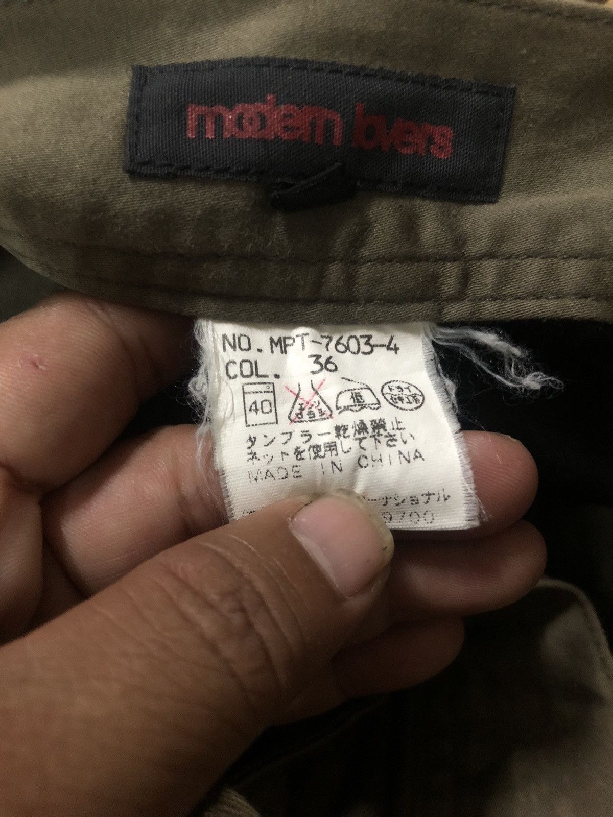 Japanese Brand Modern lovers Sun Faded Cargo pants Size US 31 - 3 Thumbnail