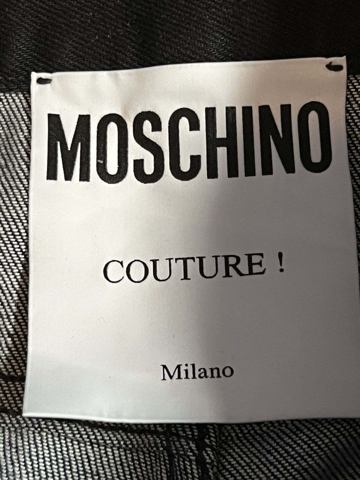 Moschino Couture Dark Wash Skinny Jeans
