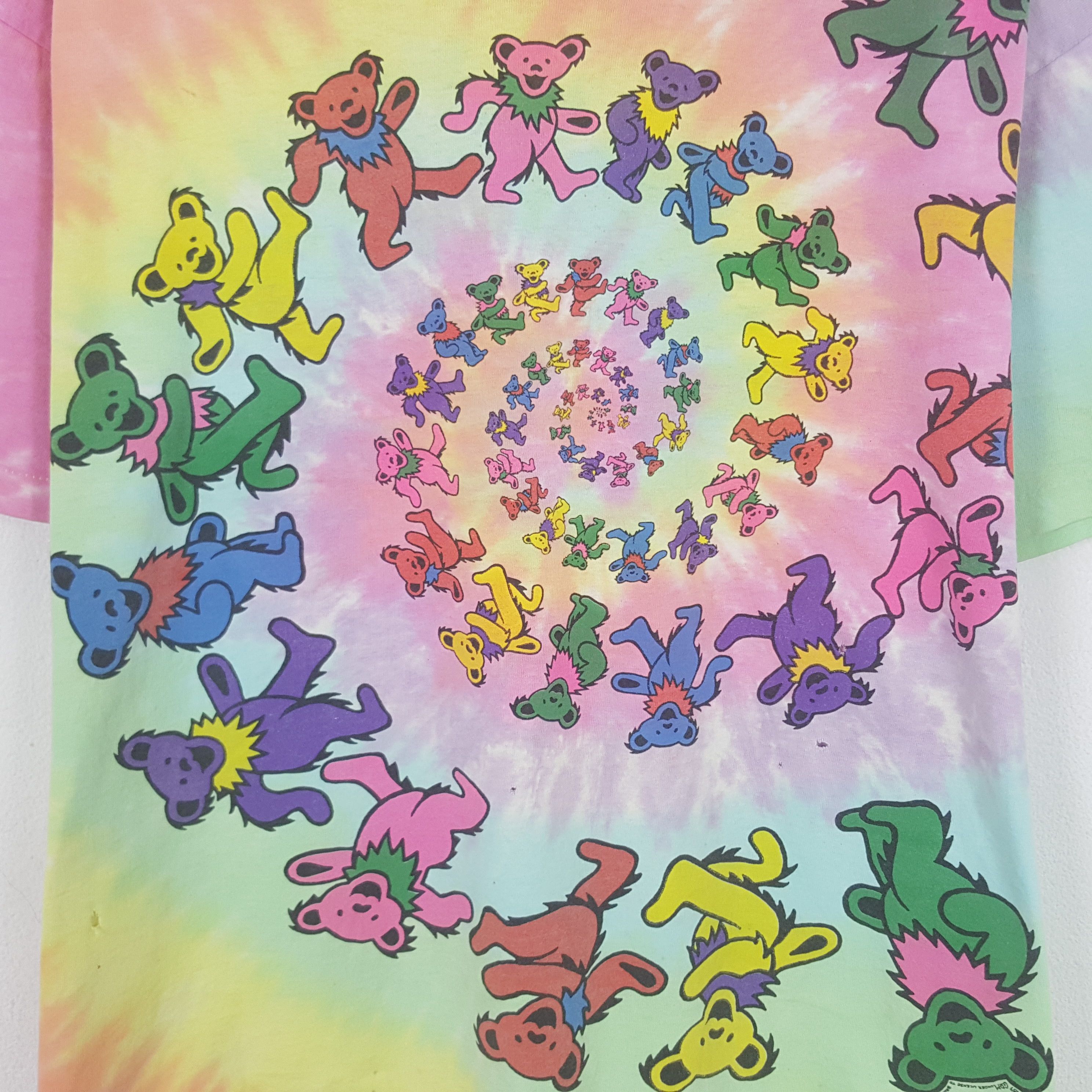 Band Tees Vintage 99’s Grateful Dead Tye Dye American Band T-shirt Size US XL / EU 56 / 4 - 2 Thumbnail