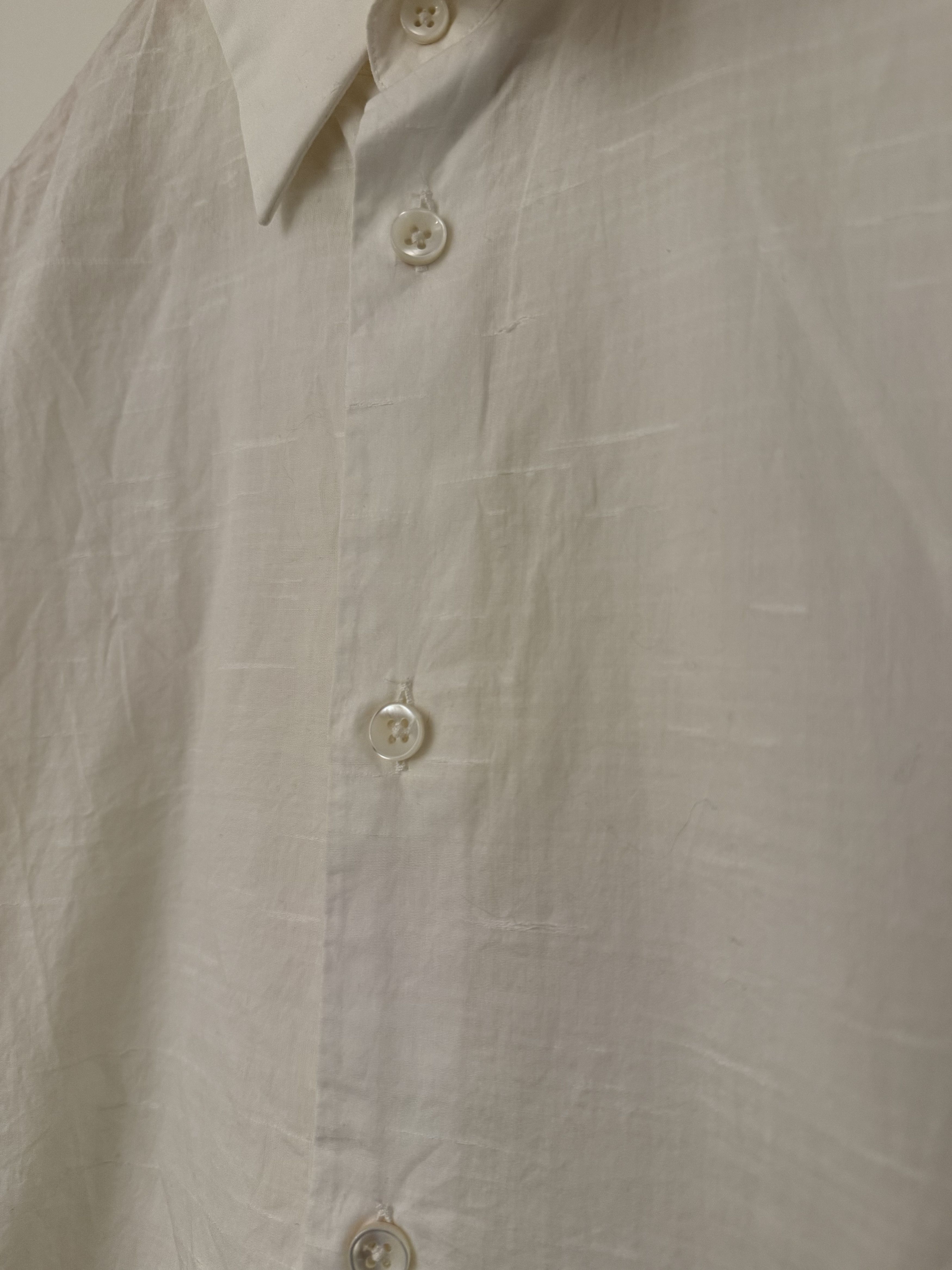 Maison Margiela maison margiela white button shirt wrinkled Size US S / EU 44-46 / 1 - 3 Thumbnail