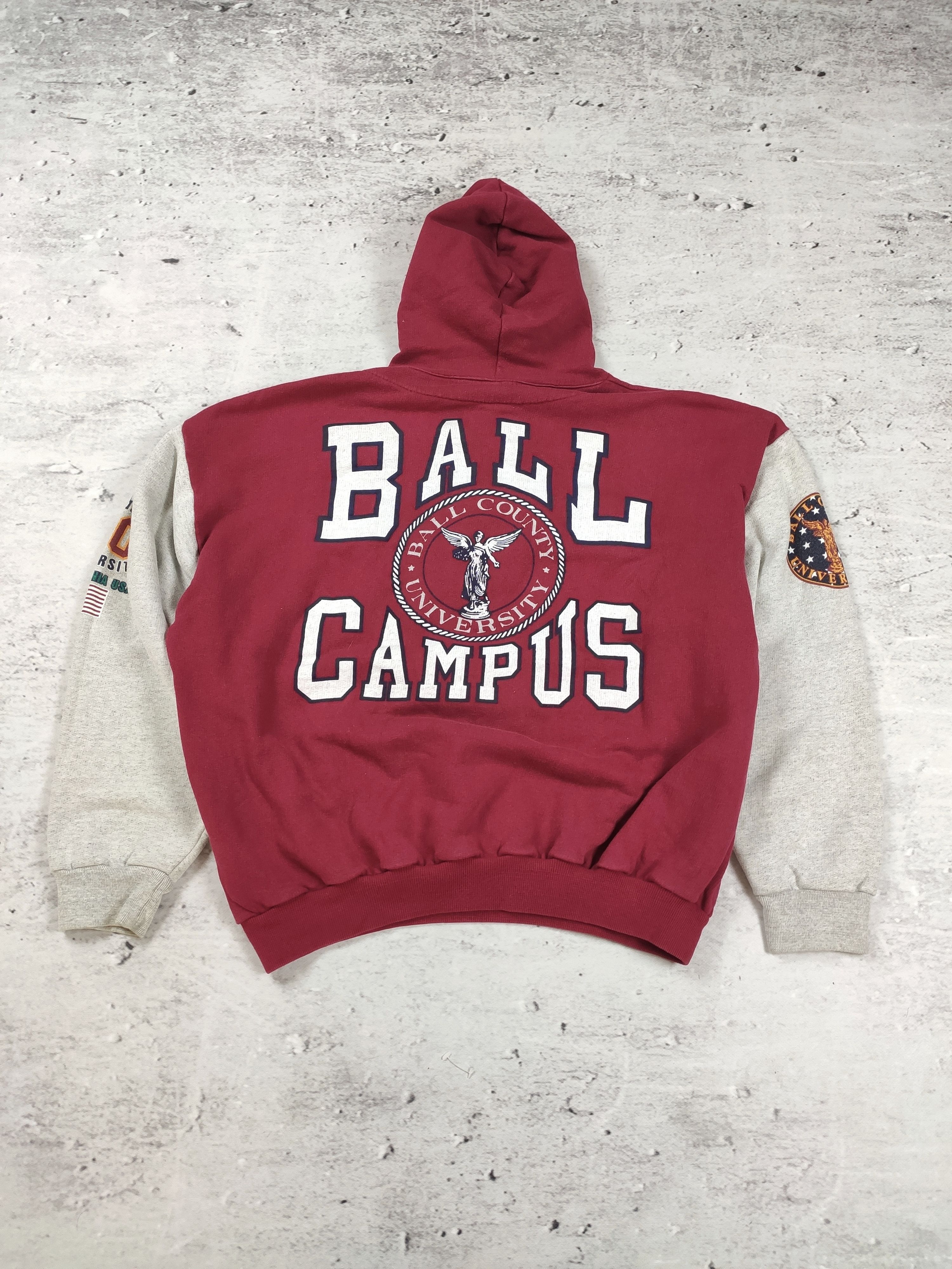 Vintage Vintage Ball Campus Usa College hoode 90s boxy Size US M / EU 48-50 / 2 - 2 Thumbnail