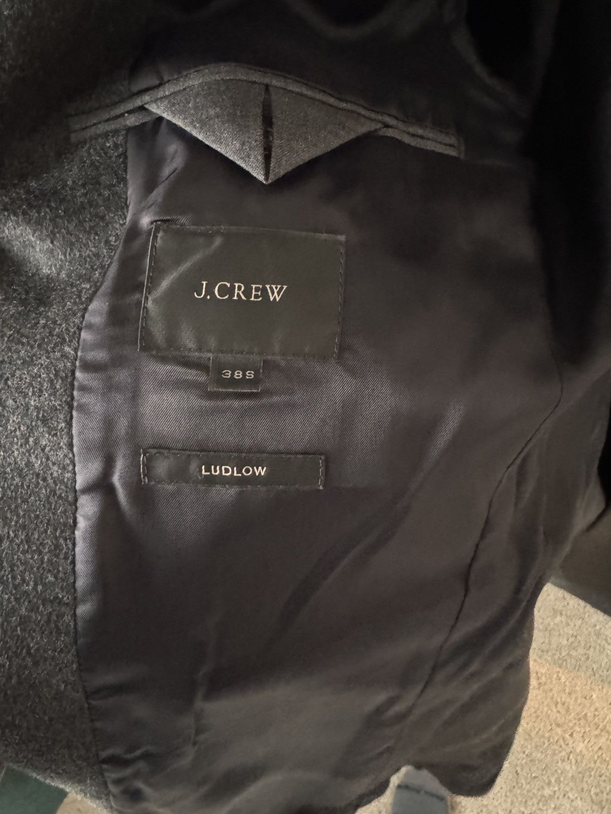J.Crew J Crew Italian Wool-Cashmere Ludlow Topcoat, charcoal, 38S Size US S / EU 44-46 / 1 - 5 Thumbnail