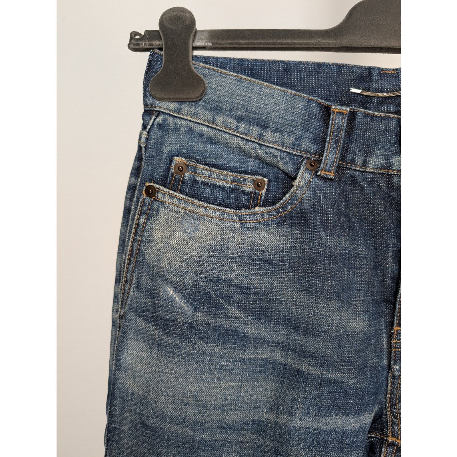 Saint Laurent Paris o1rshd1 Denim Jeans in Blue Size US 27 - 5 Thumbnail