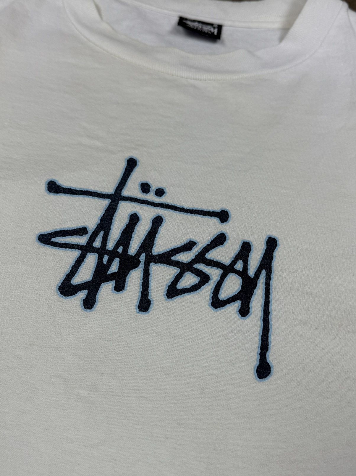 Stussy Vintage 90's Stussy Big Logo Made in USA Single Stitch Shirt Size US XL / EU 56 / 4 - 11 Thumbnail