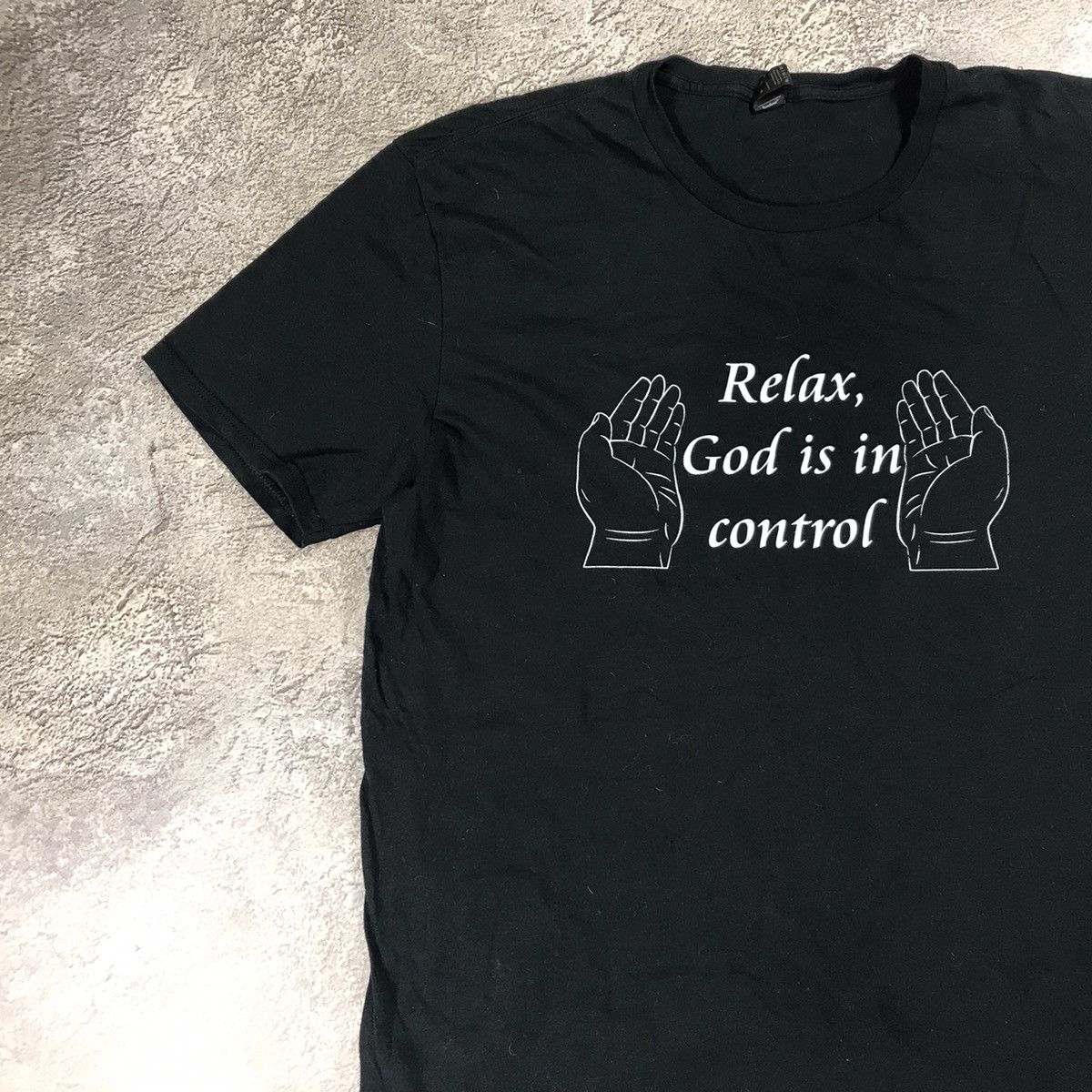 Vintage Vintage Y2K Sun Faded Graphic Tee Relax God Control Streetwe Size US XL / EU 56 / 4 - 3 Thumbnail