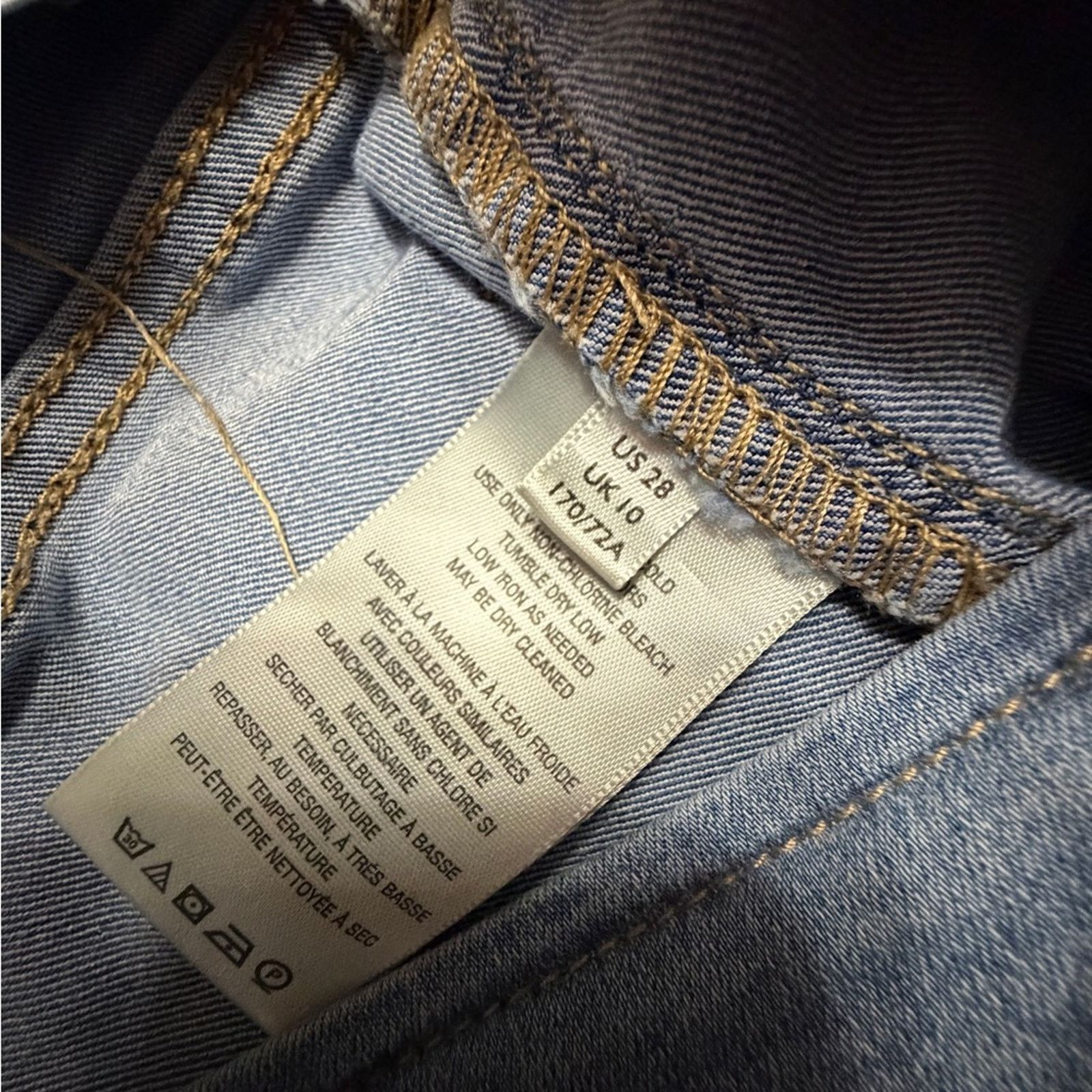 Twenty We the Free 28 lt. jeans high rise flare pull-on size 28 Size 28" / US 6 / IT 42 - 4 Thumbnail