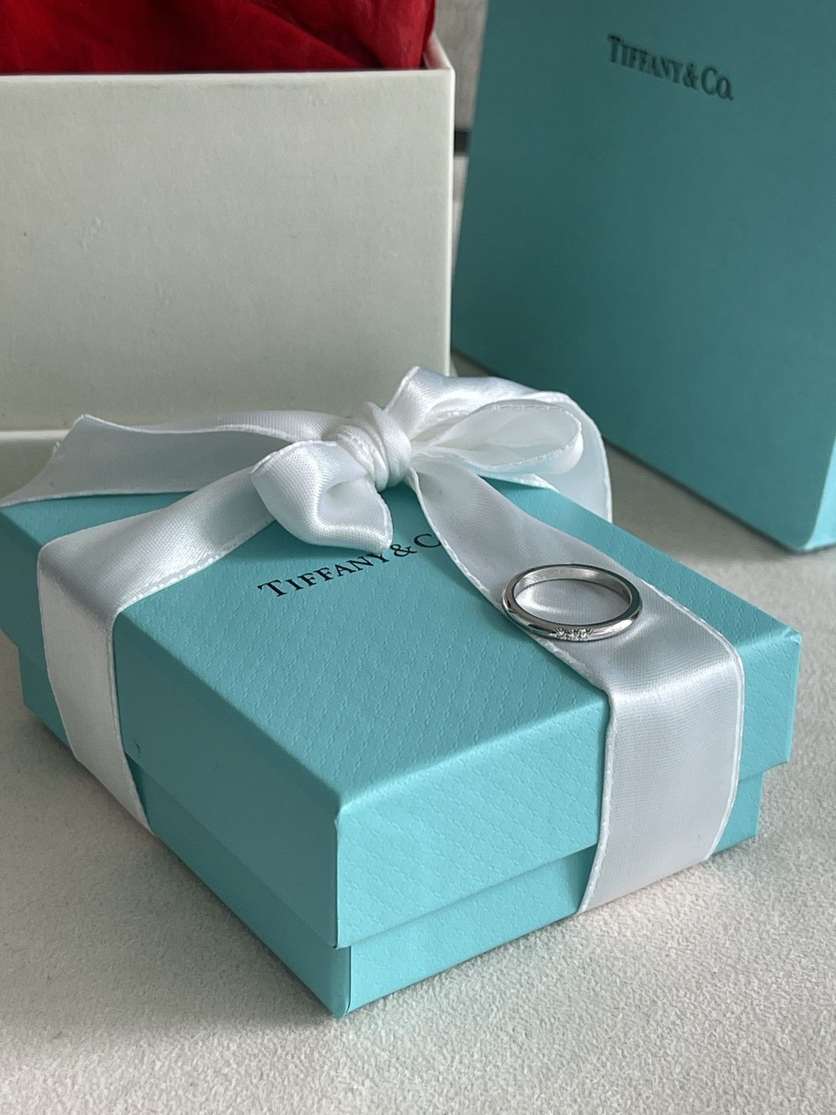 Tiffany & Co. Tiffany & Co. Forever Ring Platinum Diamonds 5.25 $1850 Size ONE SIZE - 6 Thumbnail