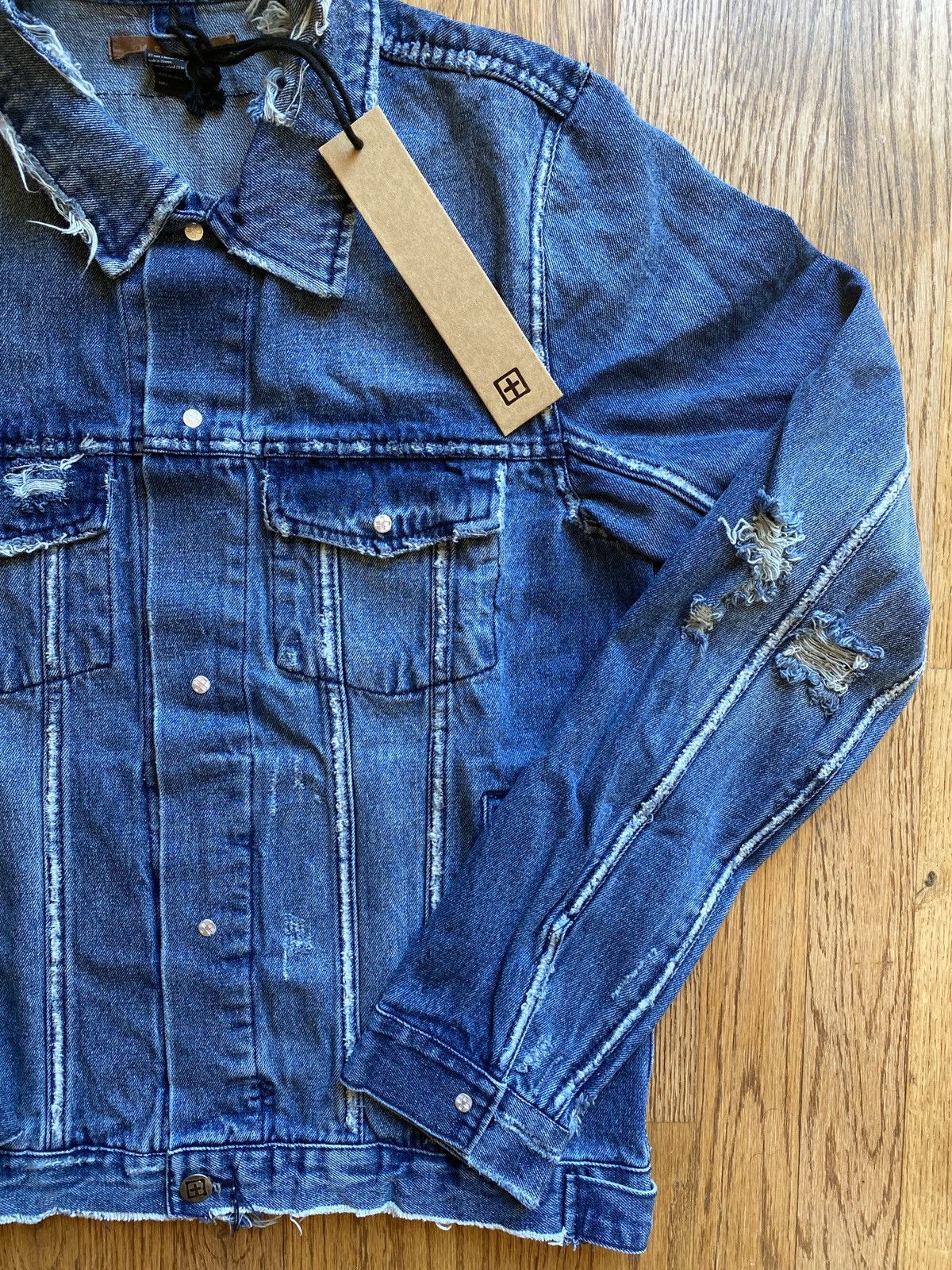 Ksubi Ksubi Distressed Classic Denim Jacket Size US M / EU 48-50 / 2 - 5 Thumbnail