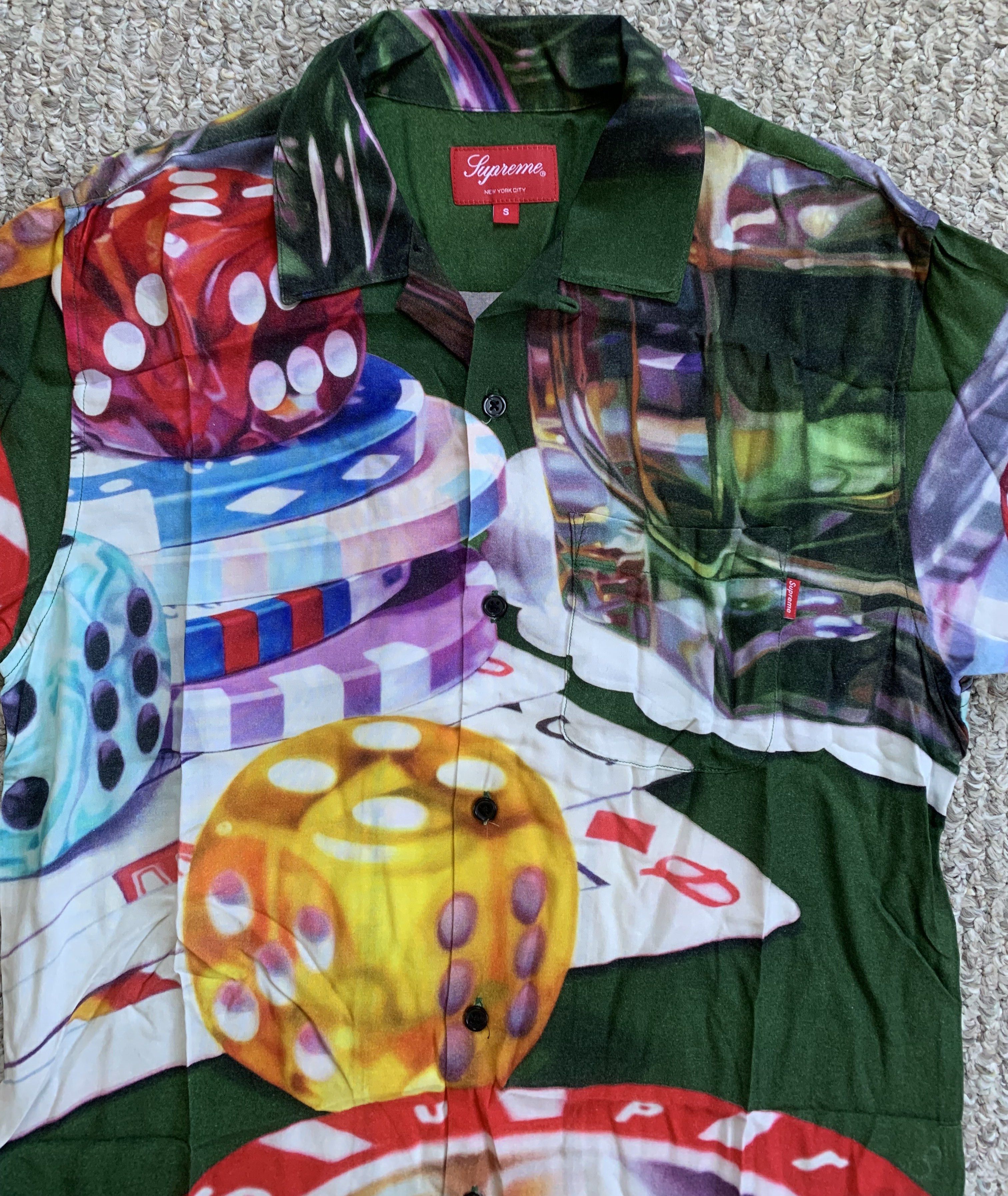 Supreme F/W 2018 Supreme Casino Rayon Shirt size small Size US S / EU 44-46 / 1 - 2 Thumbnail