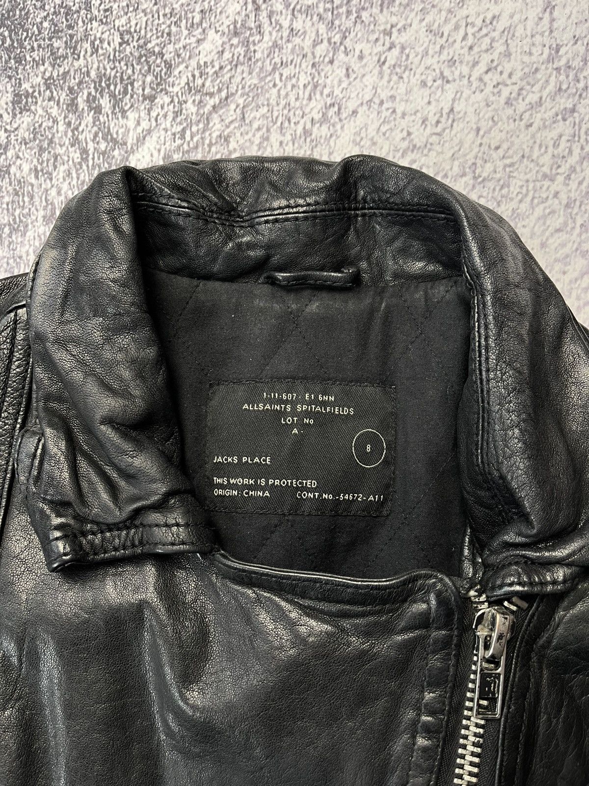 Allsaints Vintage Allsaints Balfern Leather Biker Jacket Japan Size M / US 6-8 / IT 42-44 - 11 Thumbnail