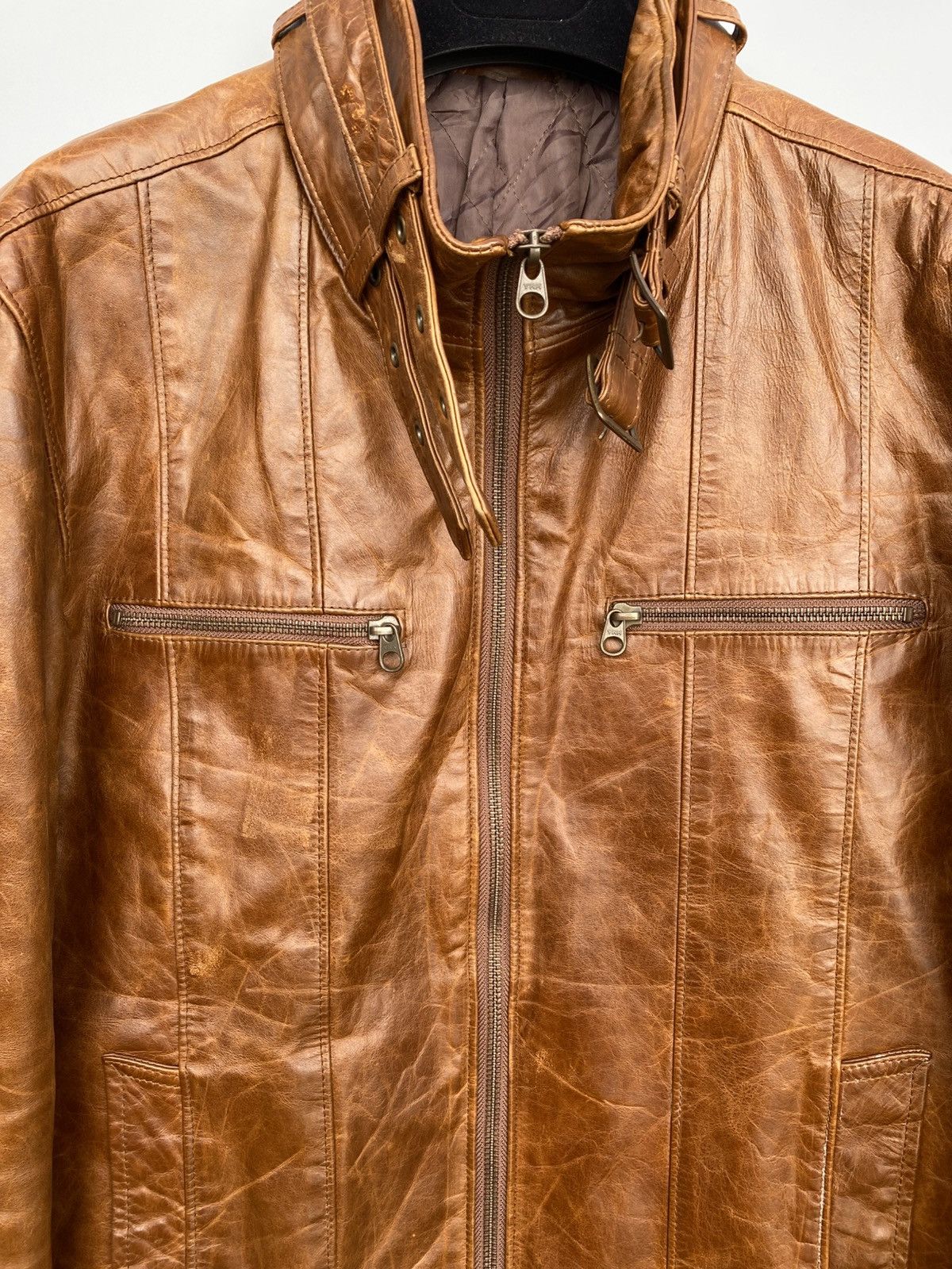 Tornado Mart 2000’s- Tornado Mart- Horsehide Leather Jacket Size US S / EU 44-46 / 1 - 4 Thumbnail