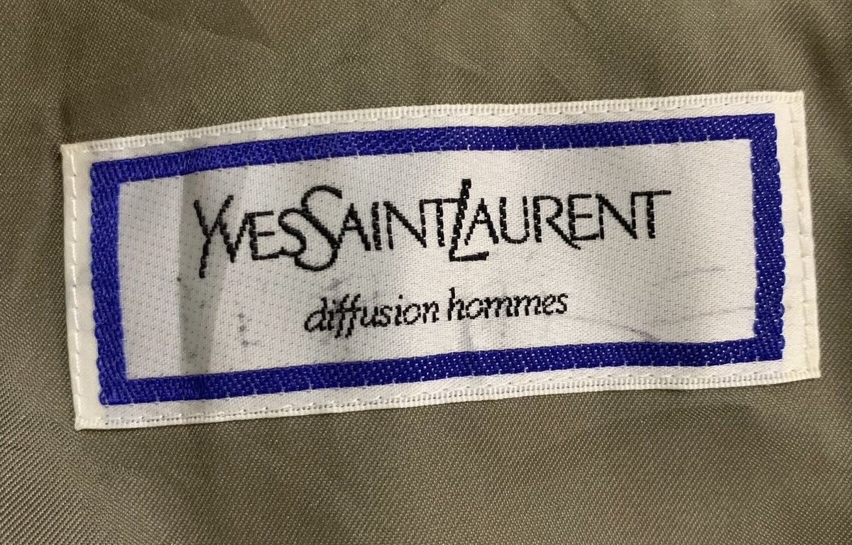 Yves Saint Laurent Vintage Yves Saint Laurent Trench Coat Green Army Size US M / EU 48-50 / 2 - 9 Thumbnail