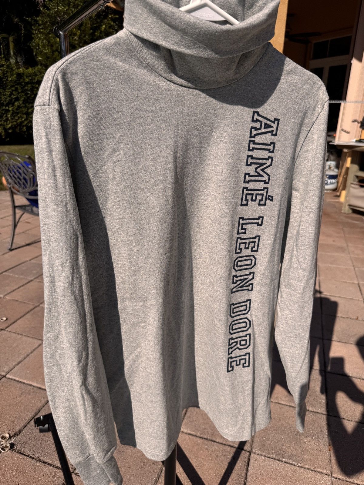 Aime Leon Dore Aime Leon Dore Grey Turtleneck Longsleeve size M Size US M / EU 48-50 / 2 - 2 Thumbnail